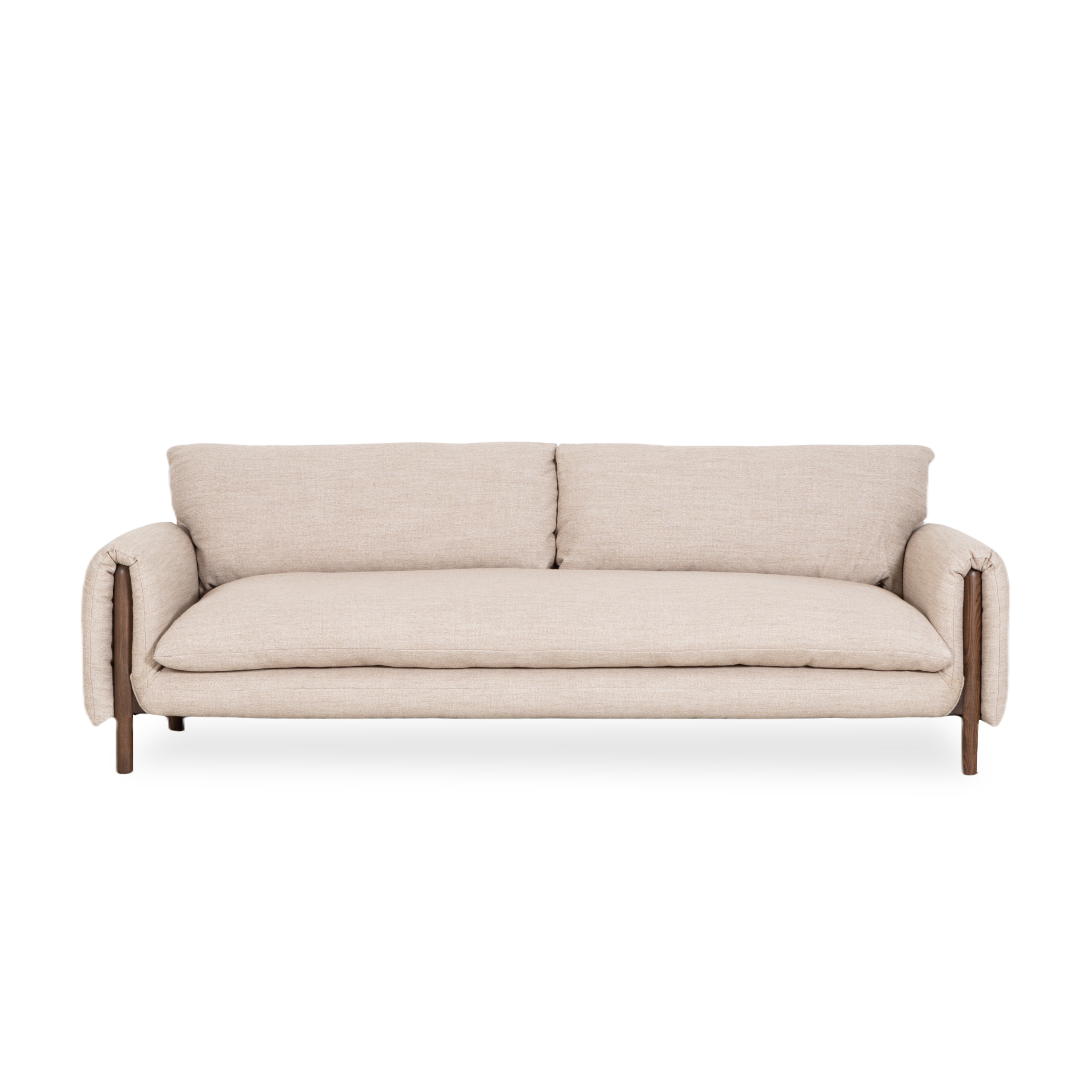 Bringing a casual ease to contemporary styling, the Horizon Sofa is full of subtle texture and soft drama.