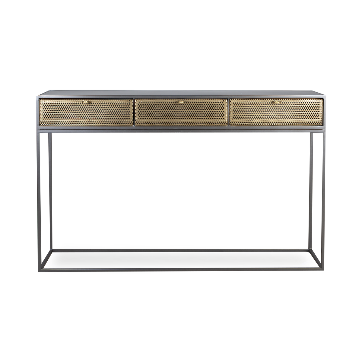 Slim mid-century shaping undergoes a modern reboot with the Hernandez Console Table.