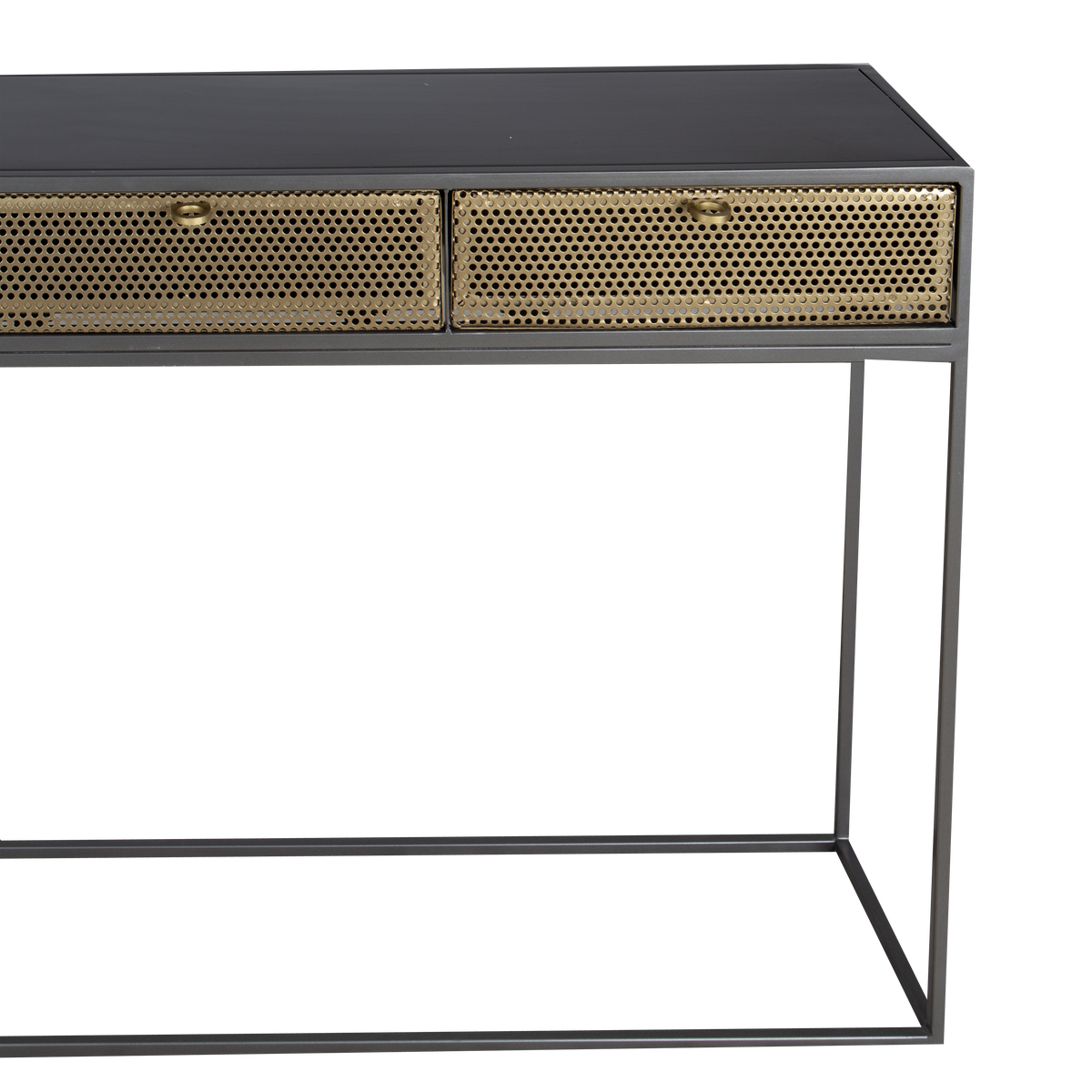 Slim mid-century shaping undergoes a modern reboot with the Hernandez Console Table.