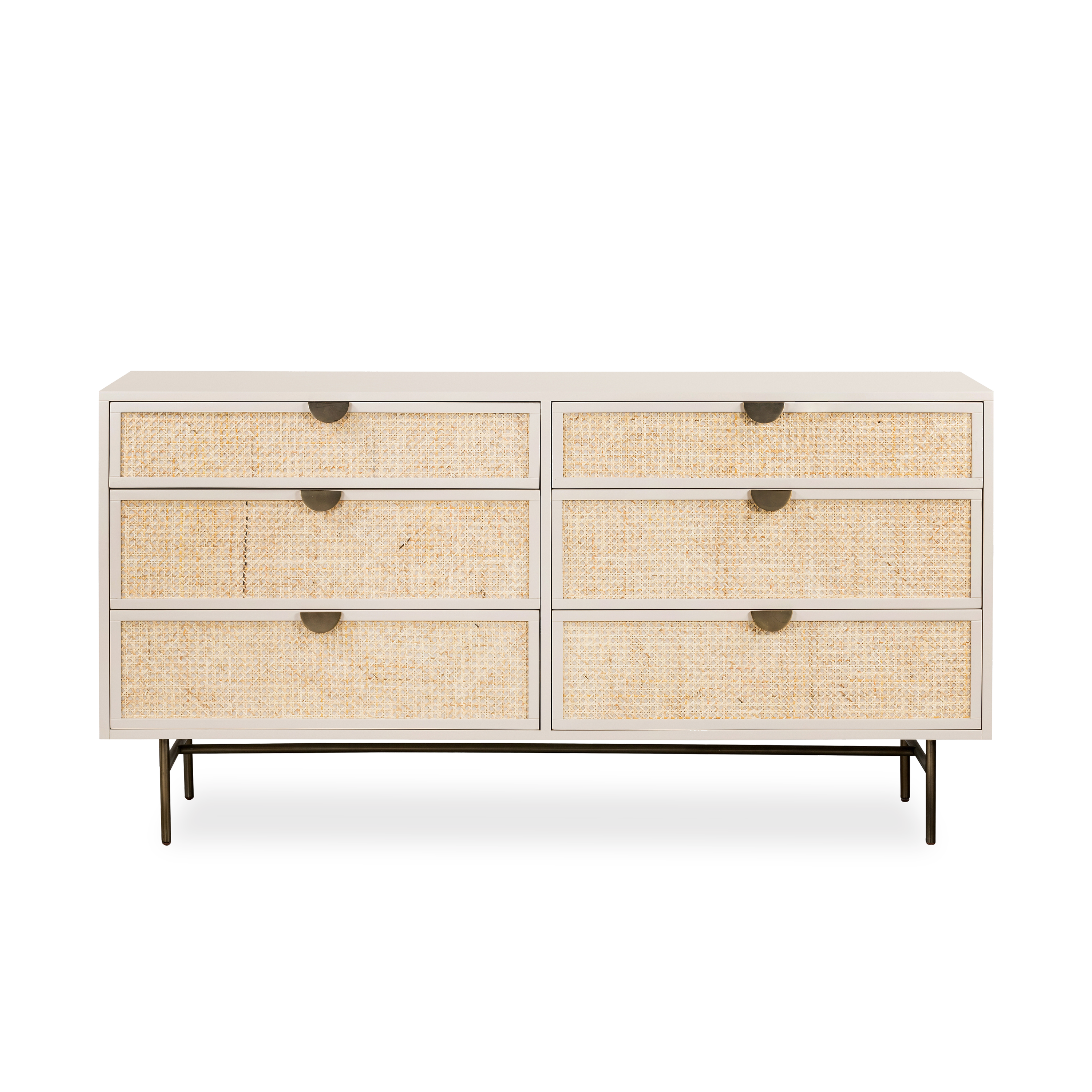 Bright and nonchalant, the Ingram Dresser brings a light look to bedroom styling.
