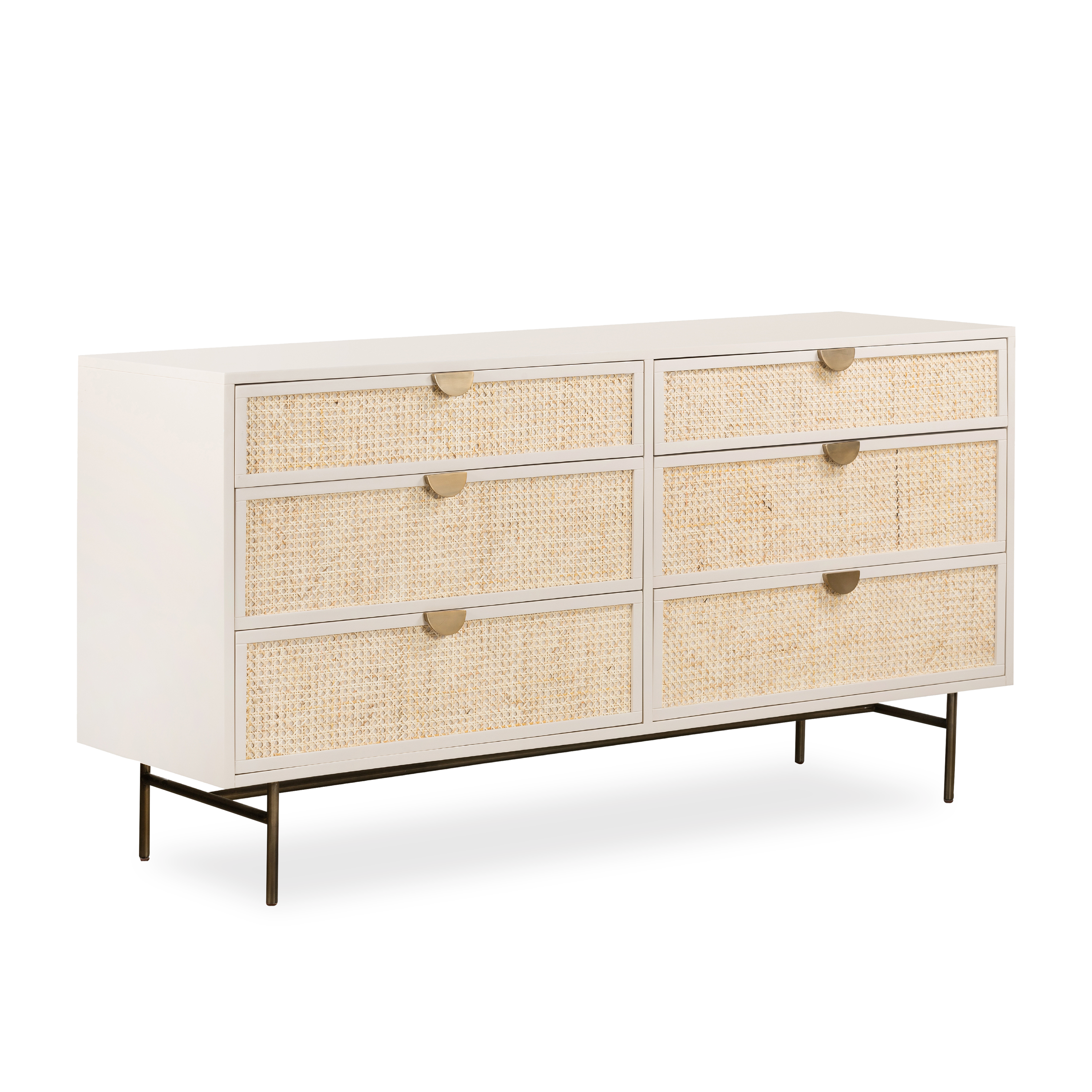 Bright and nonchalant, the Ingram Dresser brings a light look to bedroom styling.