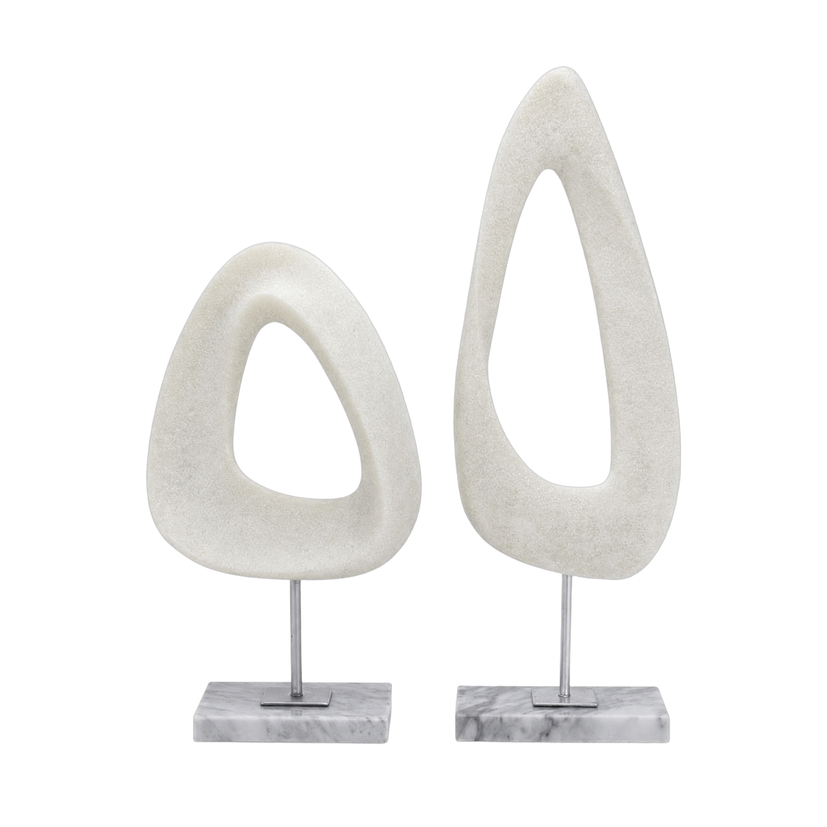 Quartz Oblong Sculpture Set