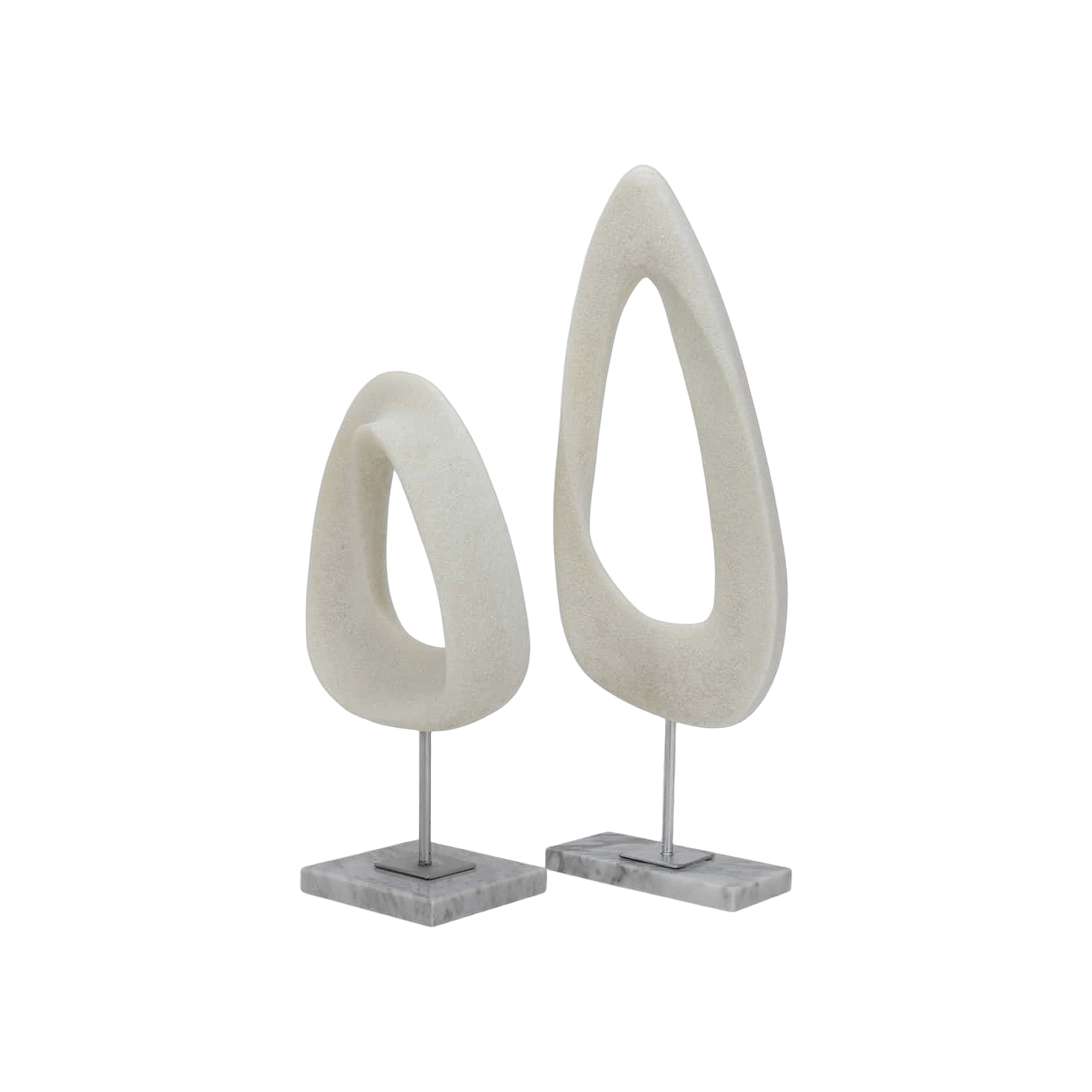 Quartz Oblong Sculpture Set