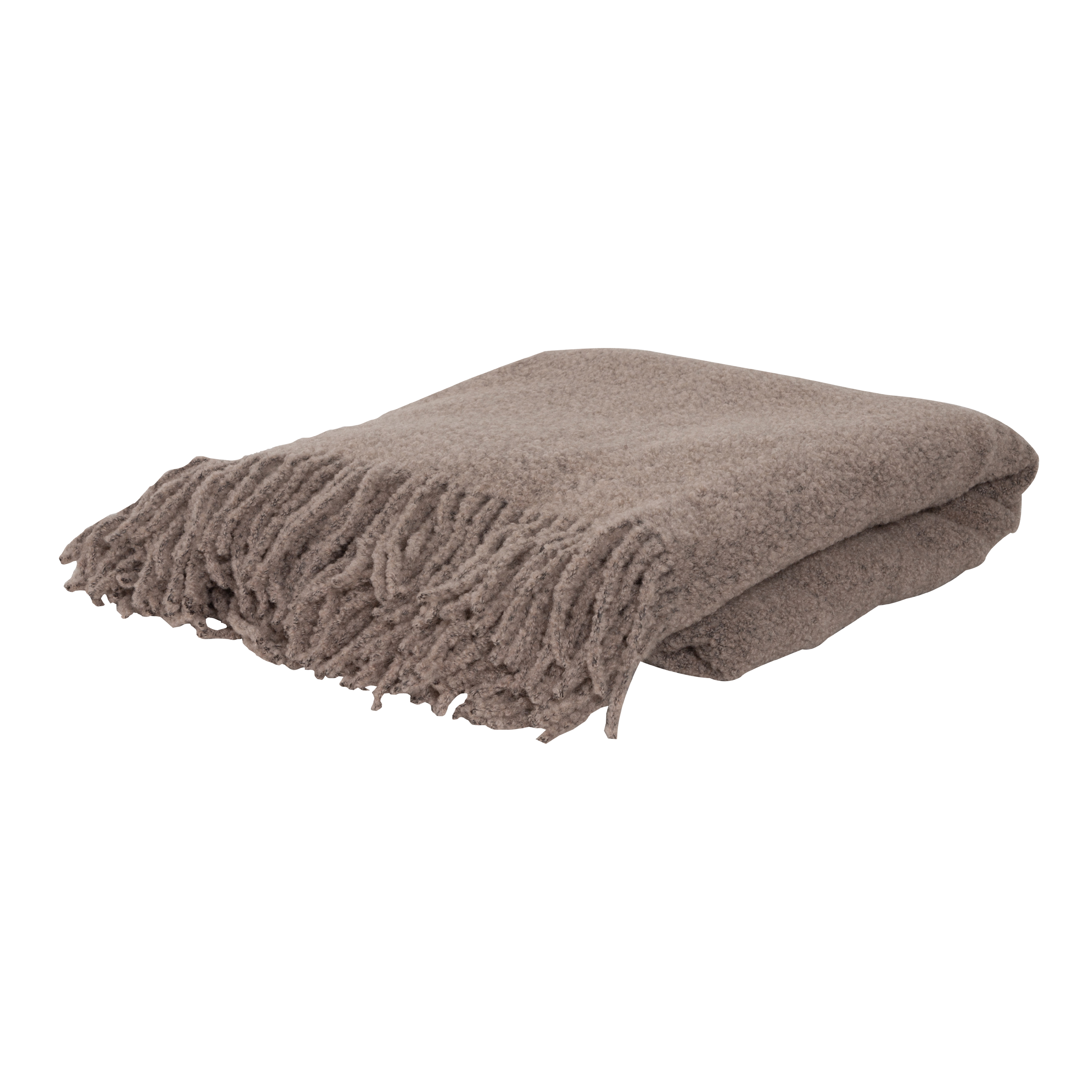 Woven exclusively with wool from New Zealand, which is known for its superior quality and beautiful luster, the Wool Boucle Throw is sourced from Ukrainian mills and provides a exc