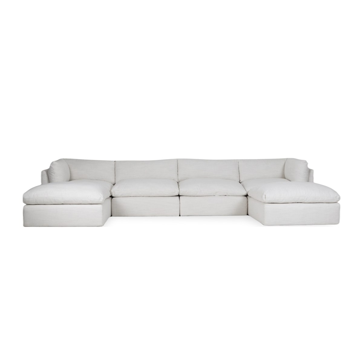 Oversized and modern, the Newport Modular Sectional is a contemporary take on traditional seating.