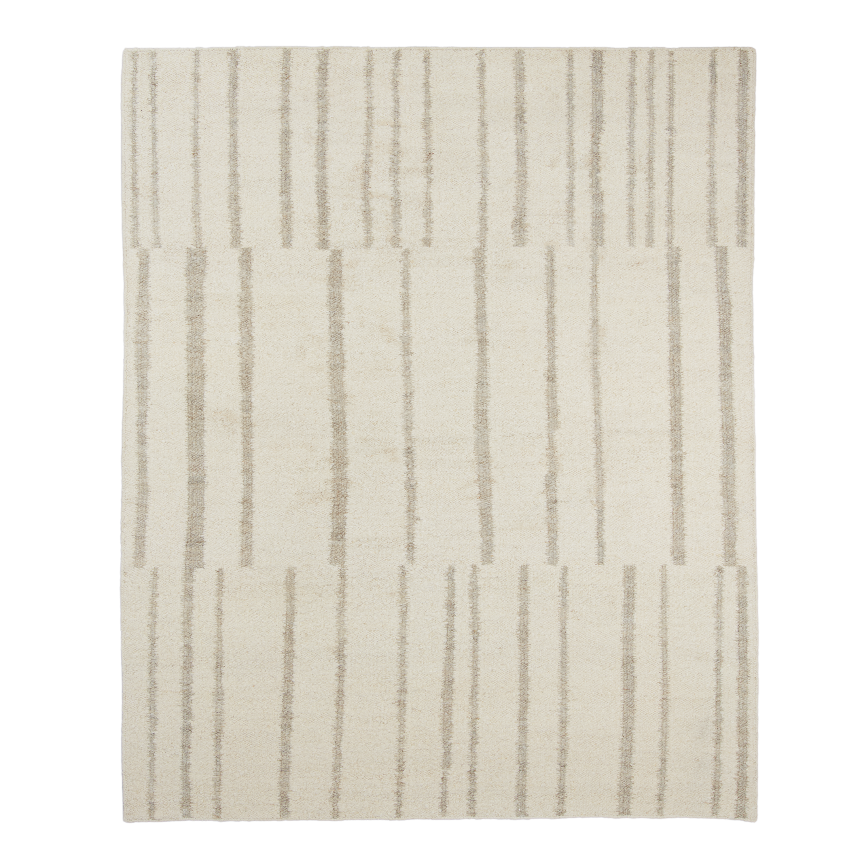 Vertical Line Ivory/Grey