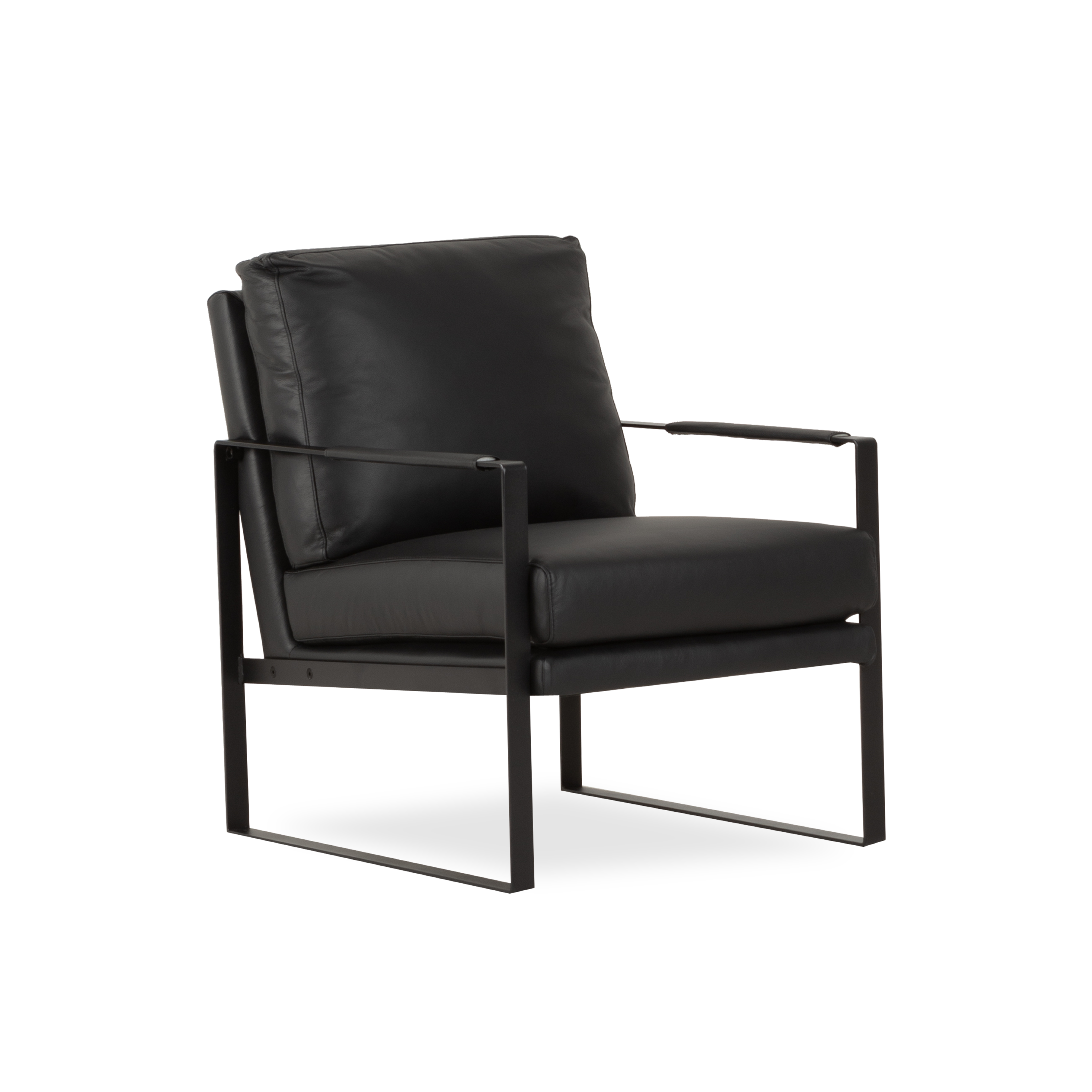 Standing strong, the Atwater Lounge Chair offers a sleek look.