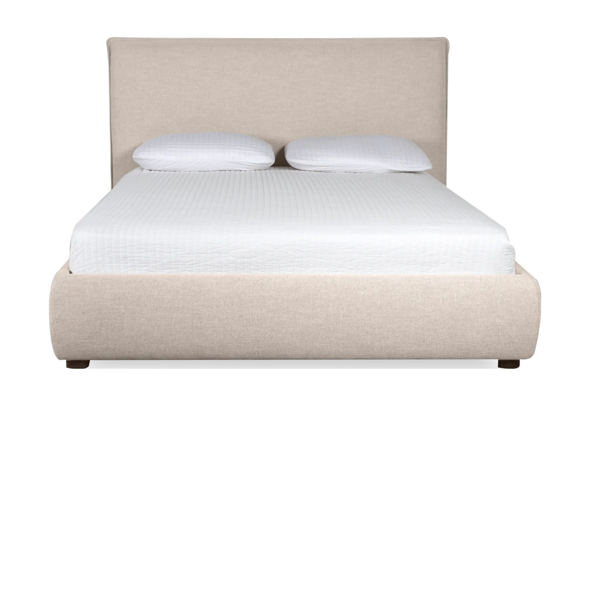 Wrapped in a luxurious linen blend, the Monterey Bed exudes an inviting, laid-back charm.