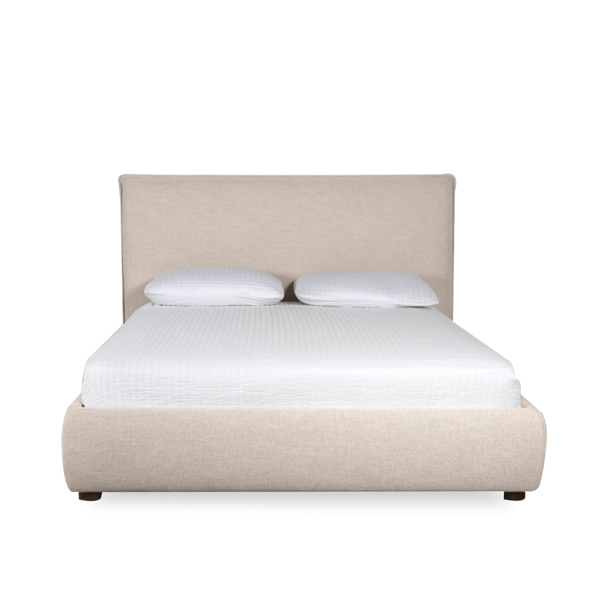 Wrapped in a luxurious linen blend, the Monterey Bed exudes an inviting, laid-back charm.