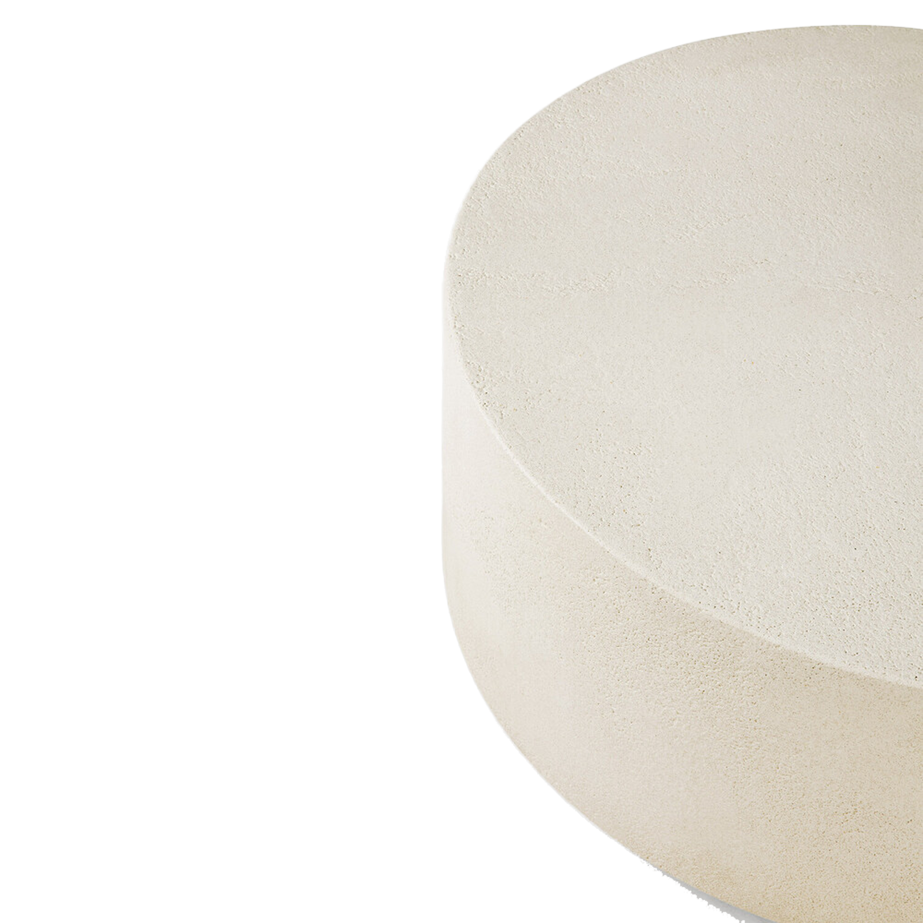 Defined by elegant simplicity, the Sola Round Coffee Table is where seamless and softened forms seamlessly merge with textural character under the skilled hands of artisans.