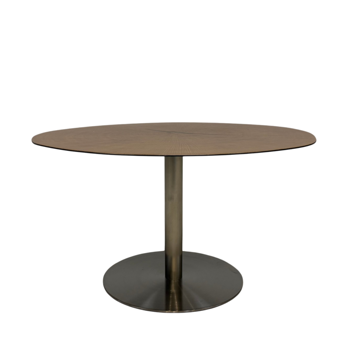Wafer Coffee Table Tall, round table.