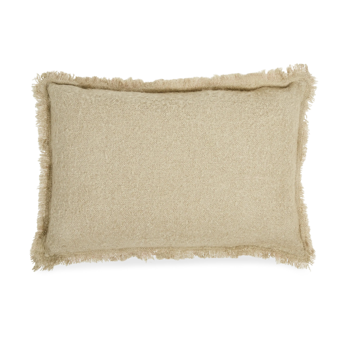Wool Fringe Pillow