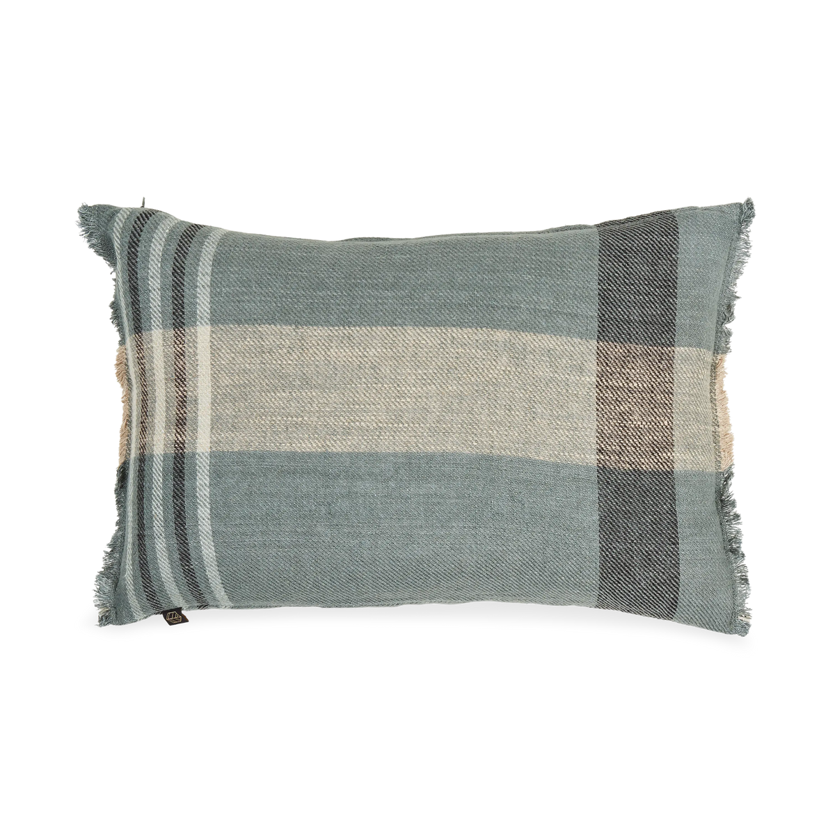 Plaid Linen Pillow