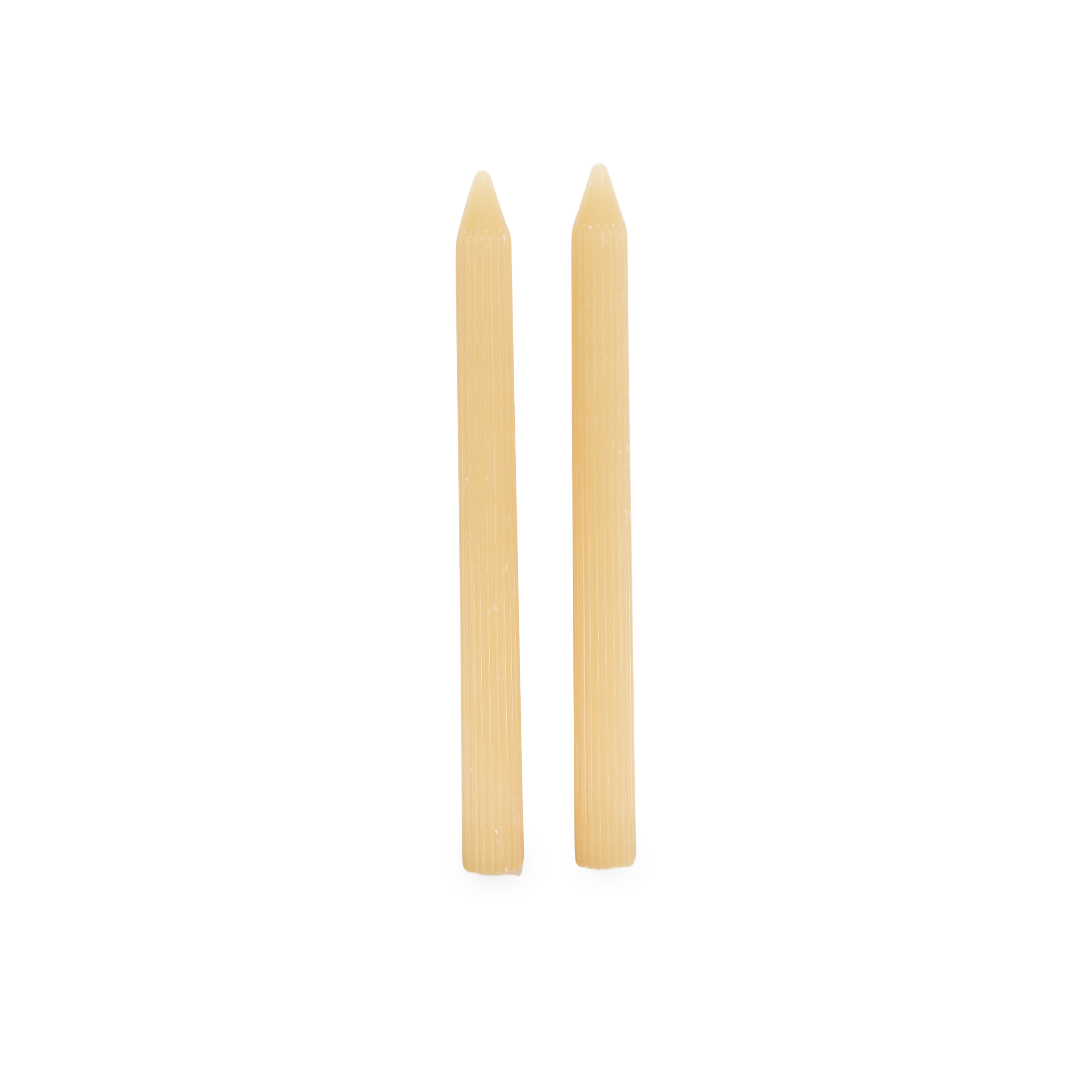 With a sleek shape and robust ribbing, the Ribbed Wax Candle Set is perfect for adding an elevated touch to any candlestick or candle holder.