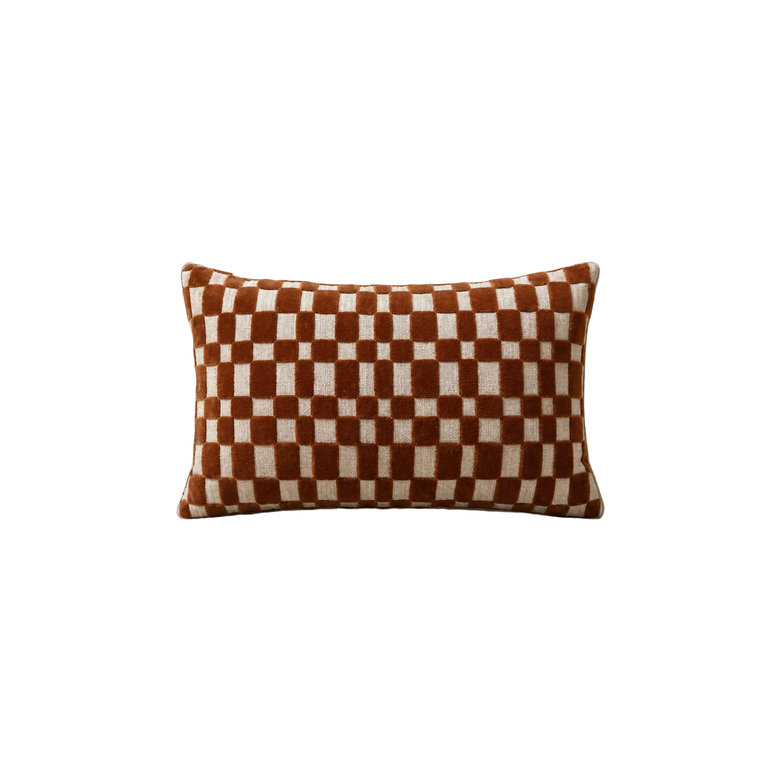 Velvet Check Pillow