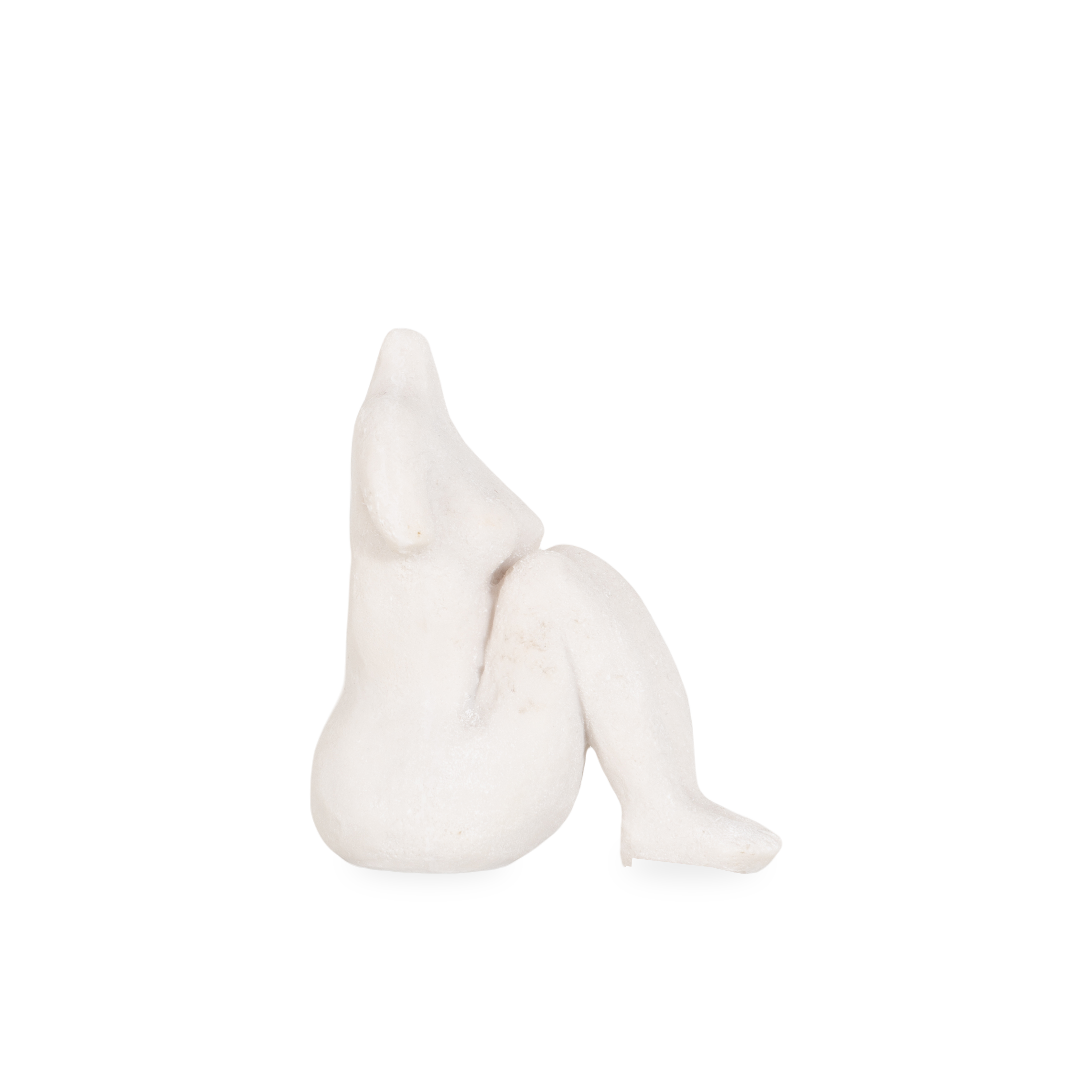 Bringing a sense of confidence and appreciation of human body forms, the Sitting Person Sculpture can elevate any countertop or bookcase.