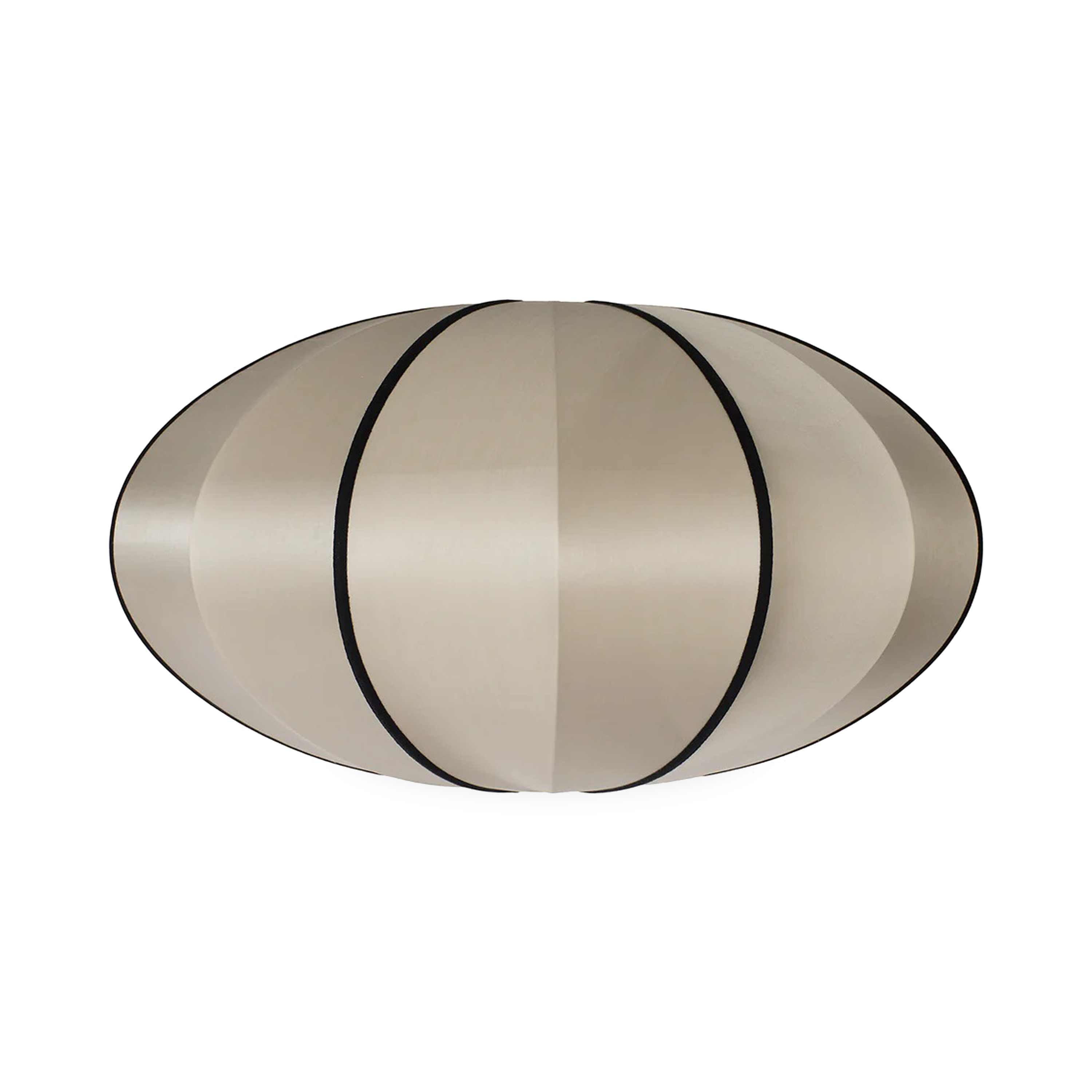 Made in Vietnam from real silk the Silk Shade Ribbon Pumpkin uses its sleek Scandinavian design to light up any room.