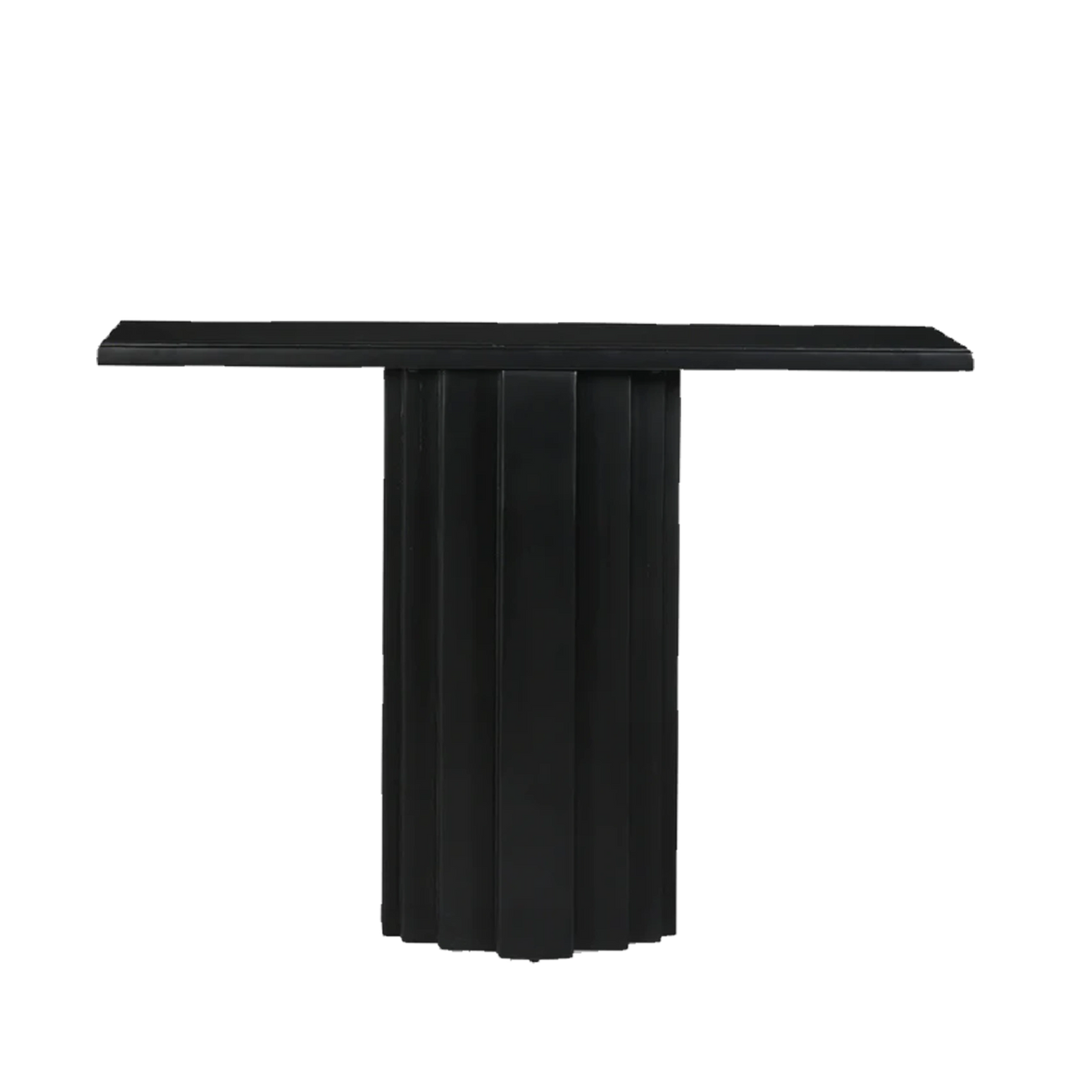 Artfully combining Modern Art Deco-inspired detailing with a clean architectural form, the Donovan Console Table offers a dynamic and sculptural accent to your space.
