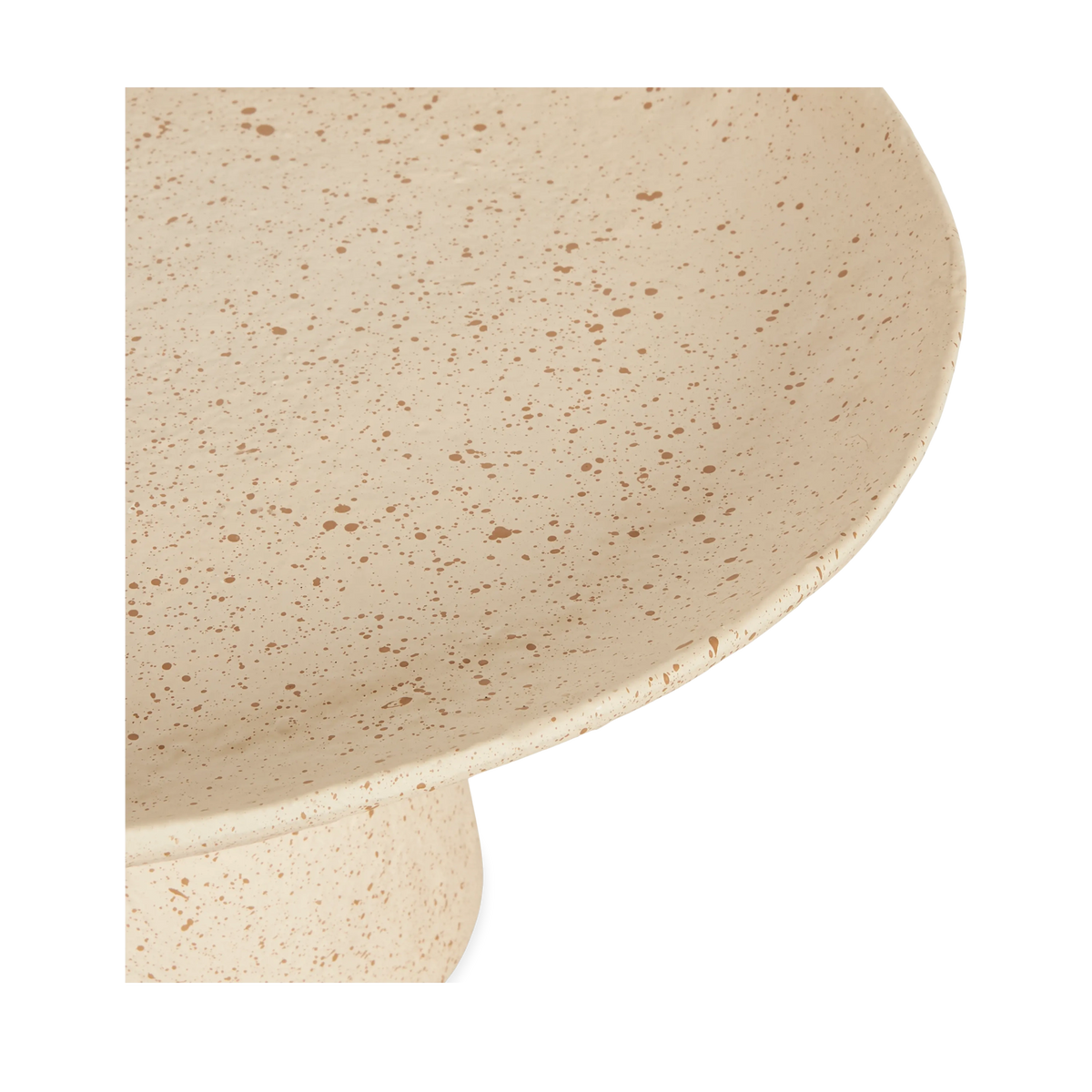 Footed Metal Tray