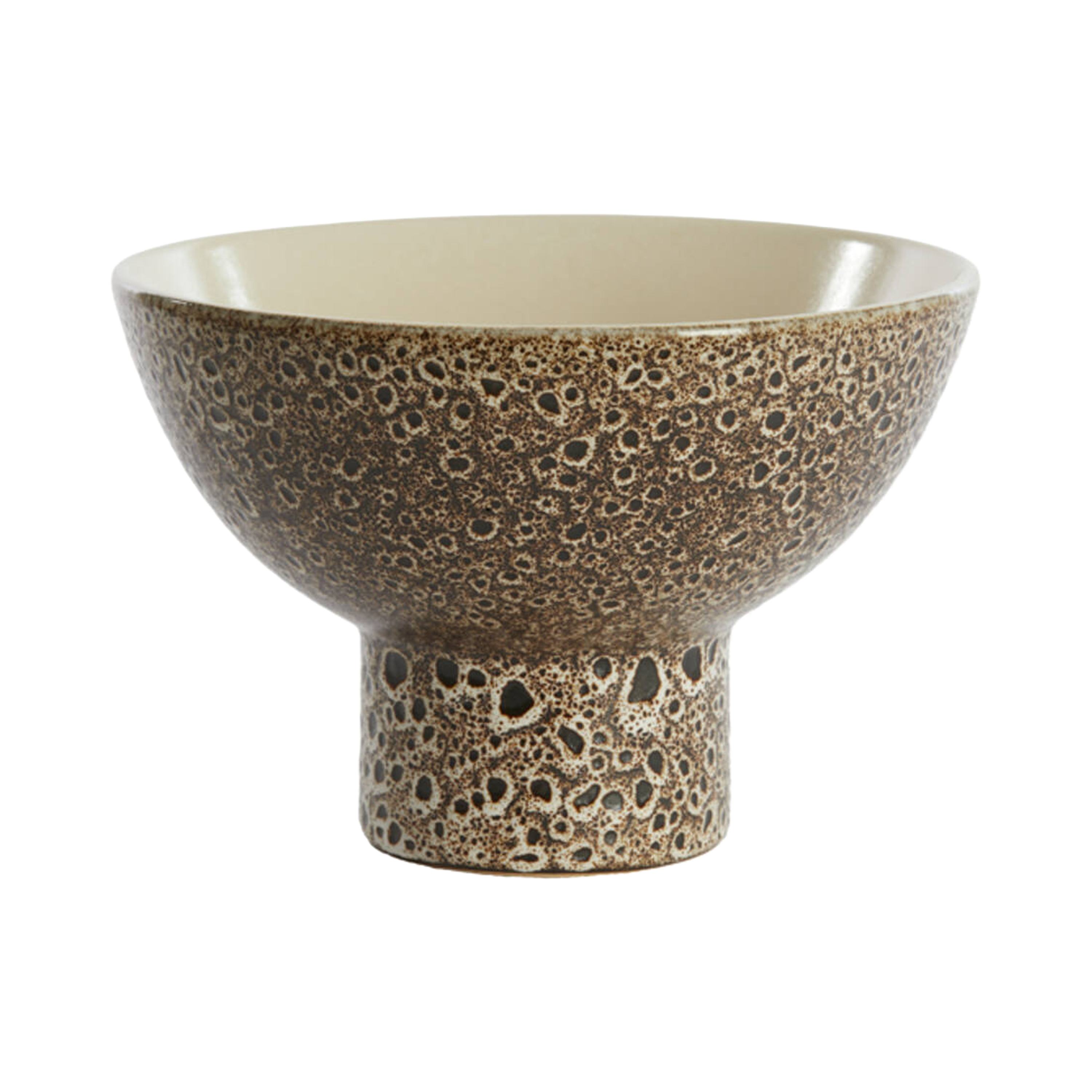 Ceramic Bowl On Low Foot