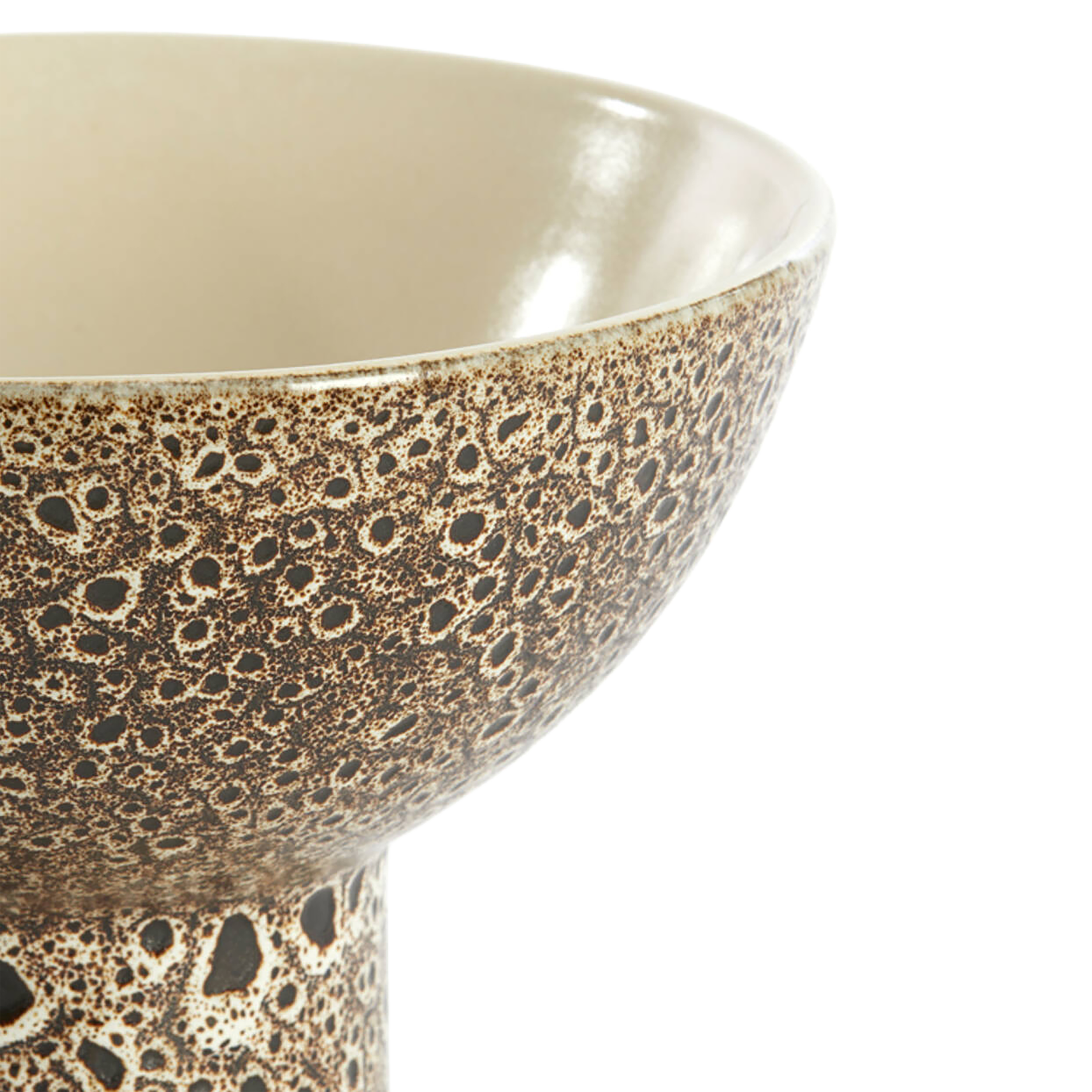 Ceramic Bowl On Low Foot