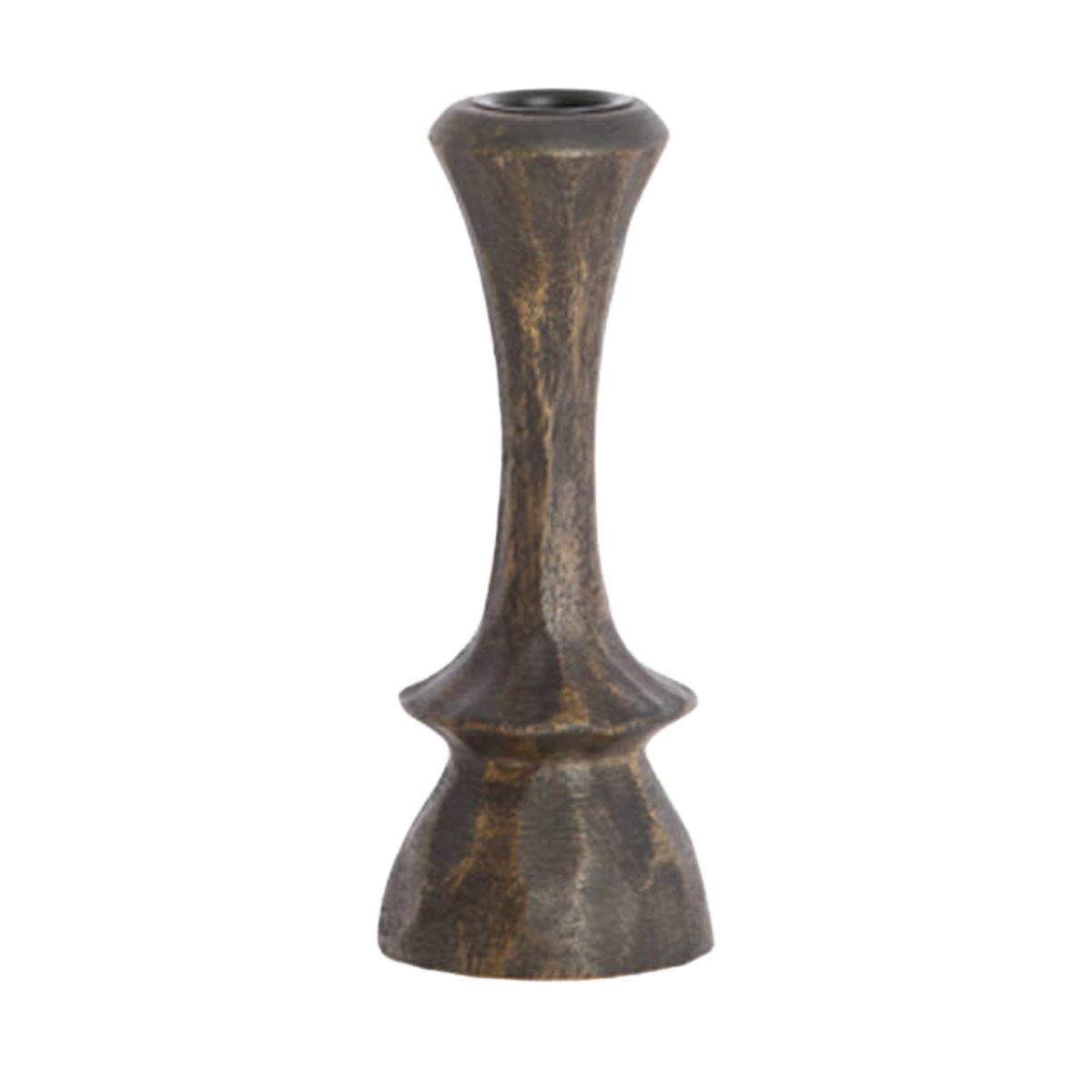 Tapered Wood Candleholder