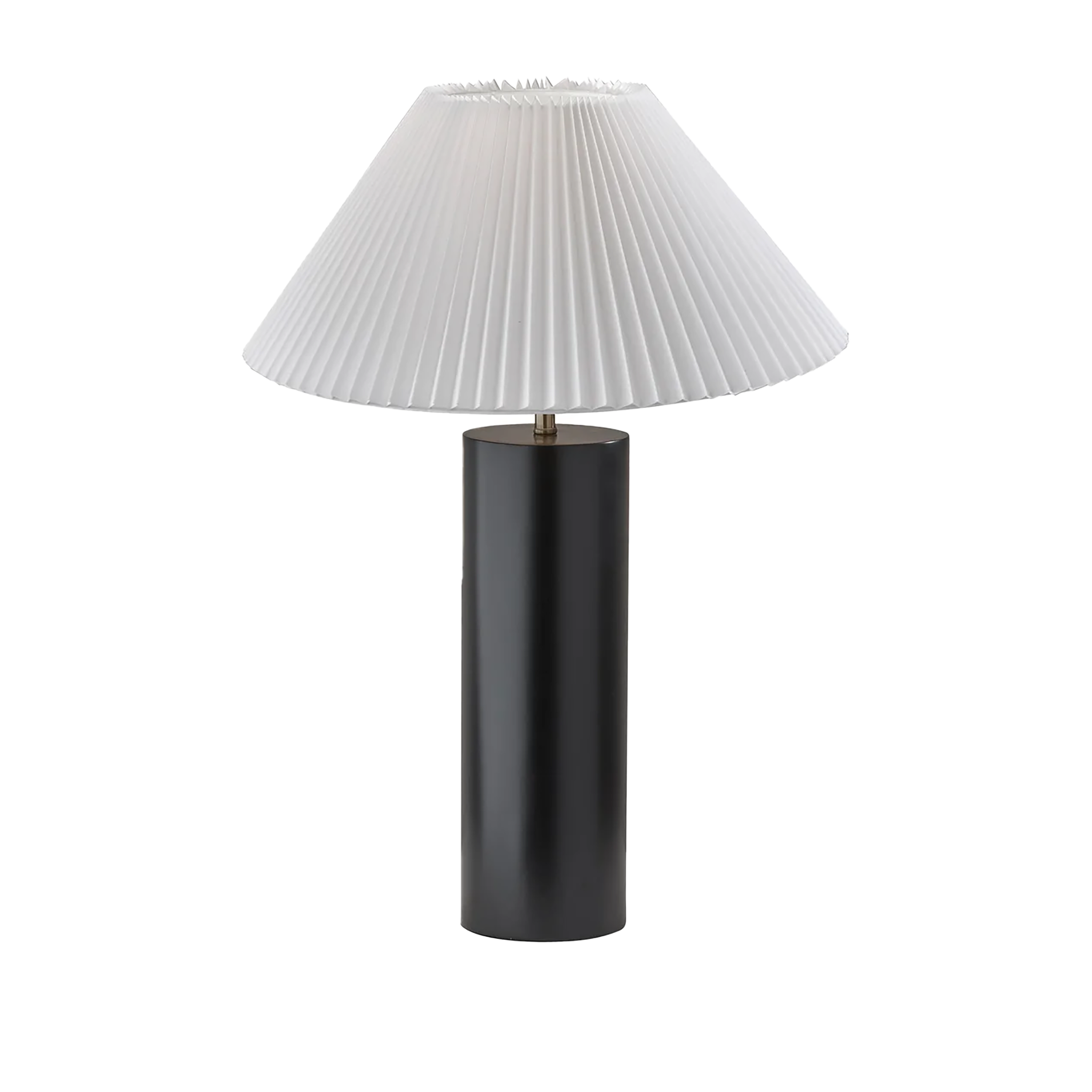 Pleated Wood Table Lamp