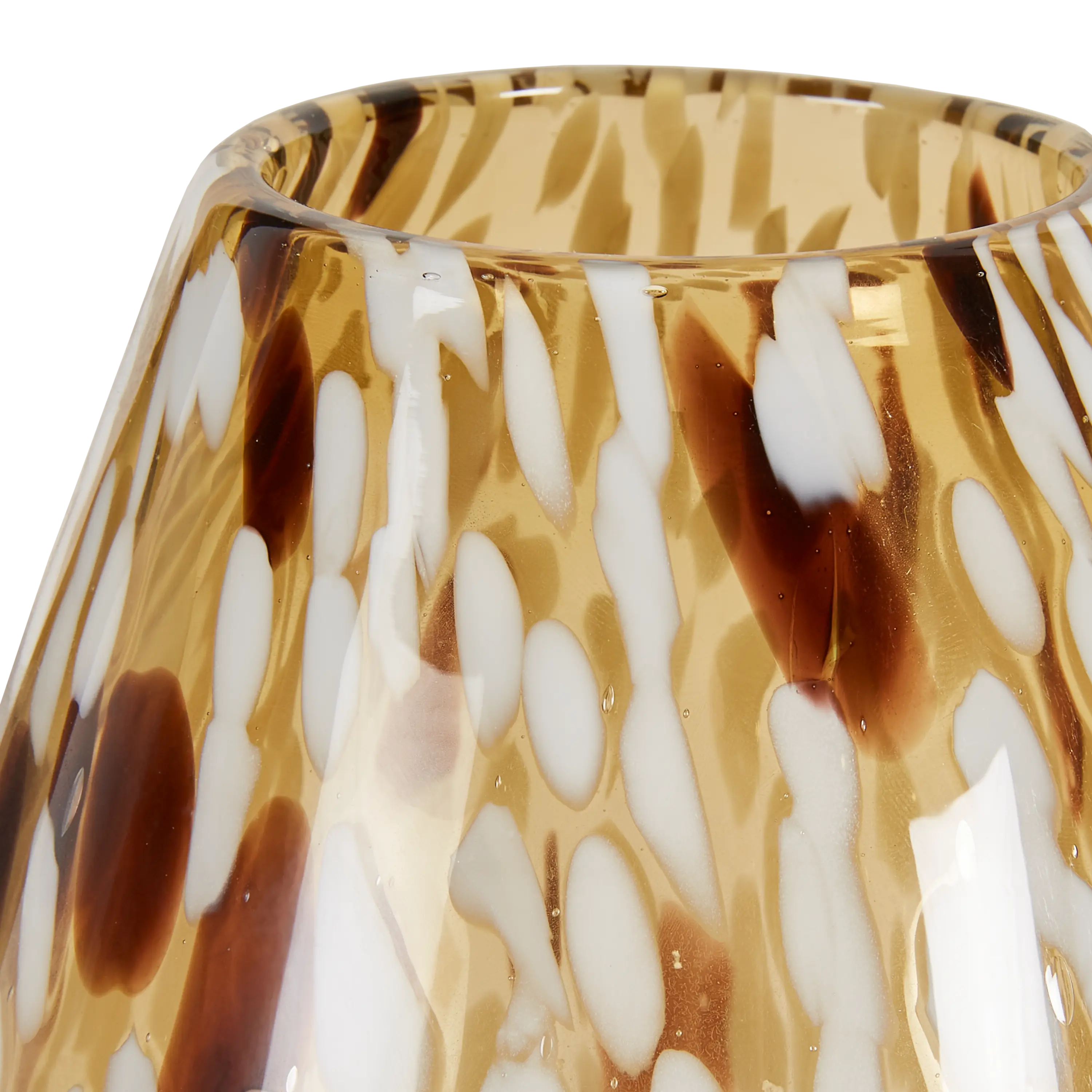 Mouthblown Tall Glass Vase