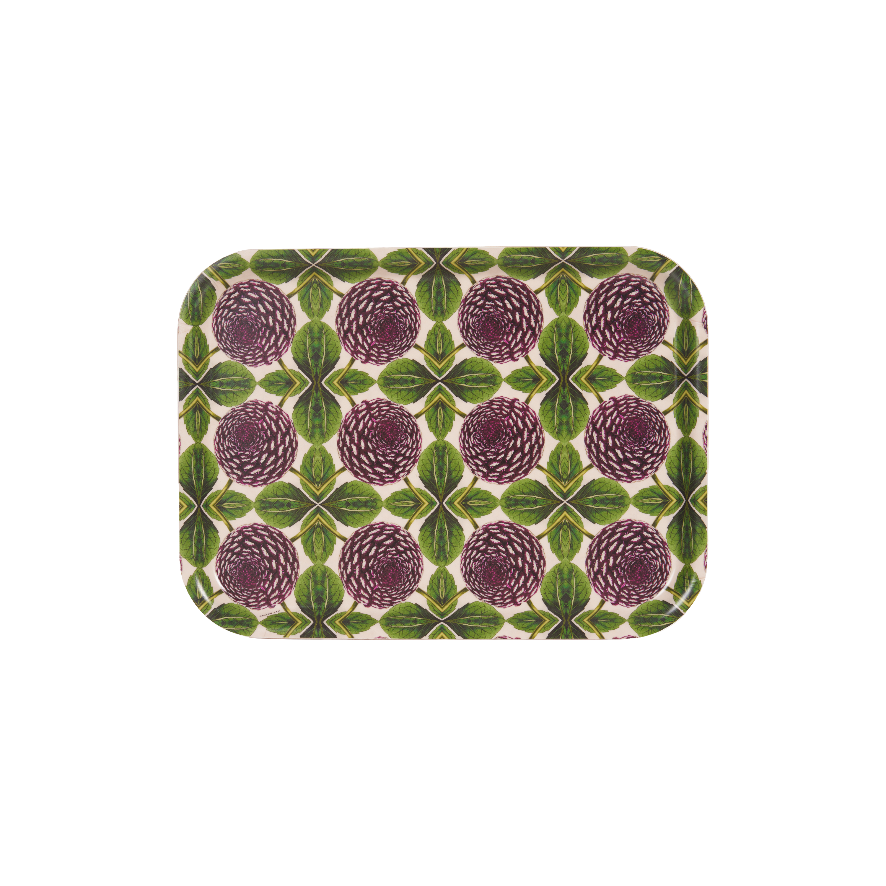 Dahlia Birchwood Tray