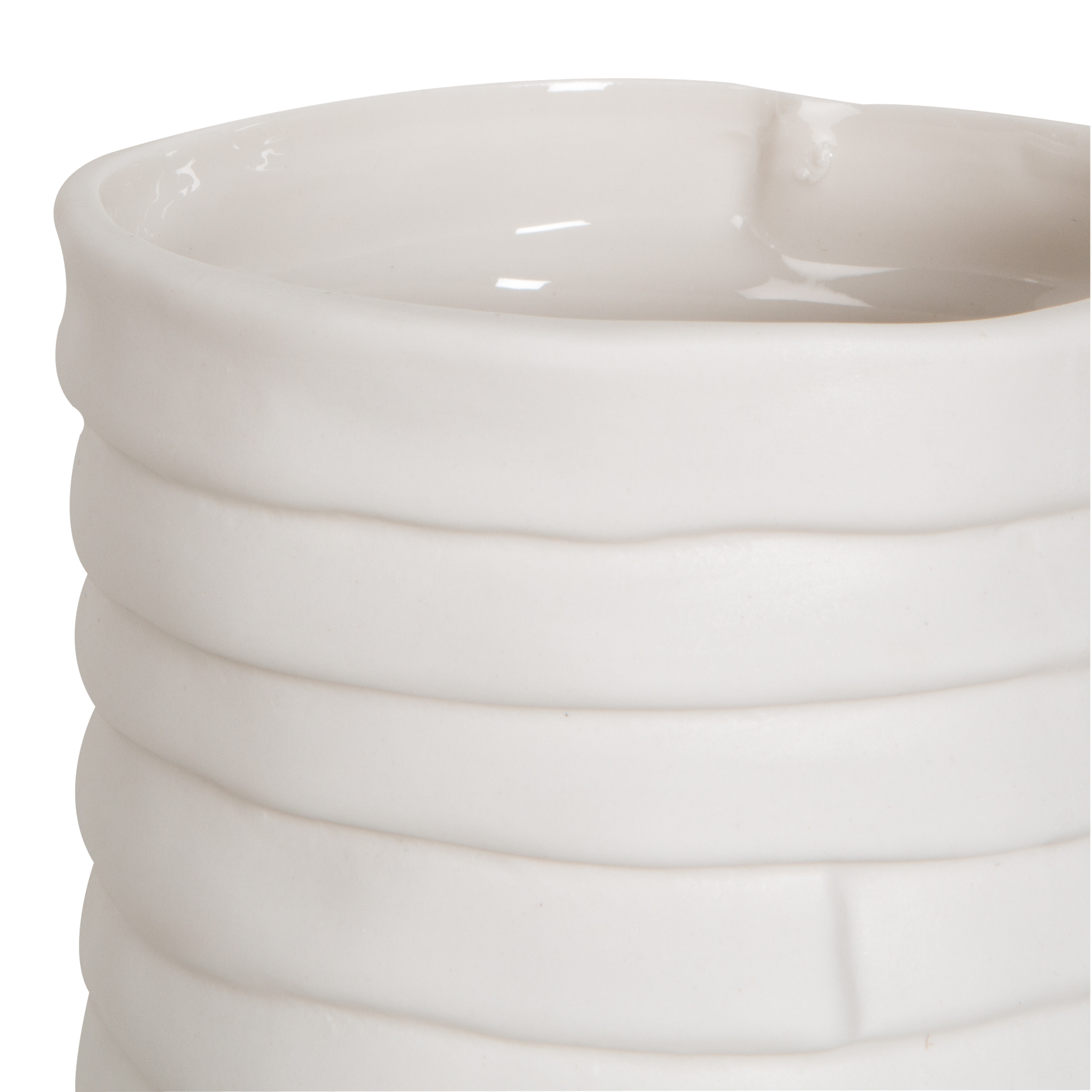 Ridge Porcelain Vase