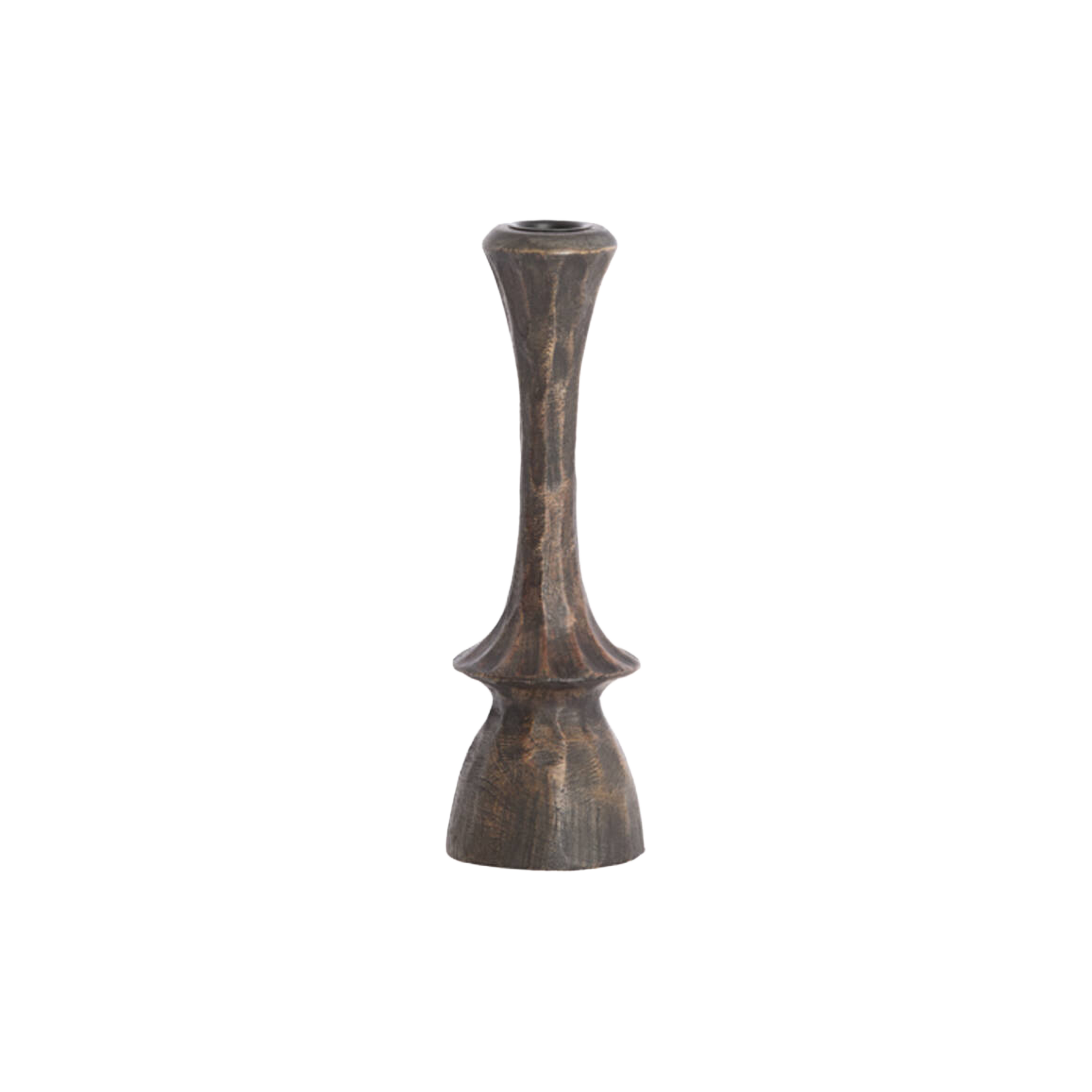 Tapered Wood Candleholder