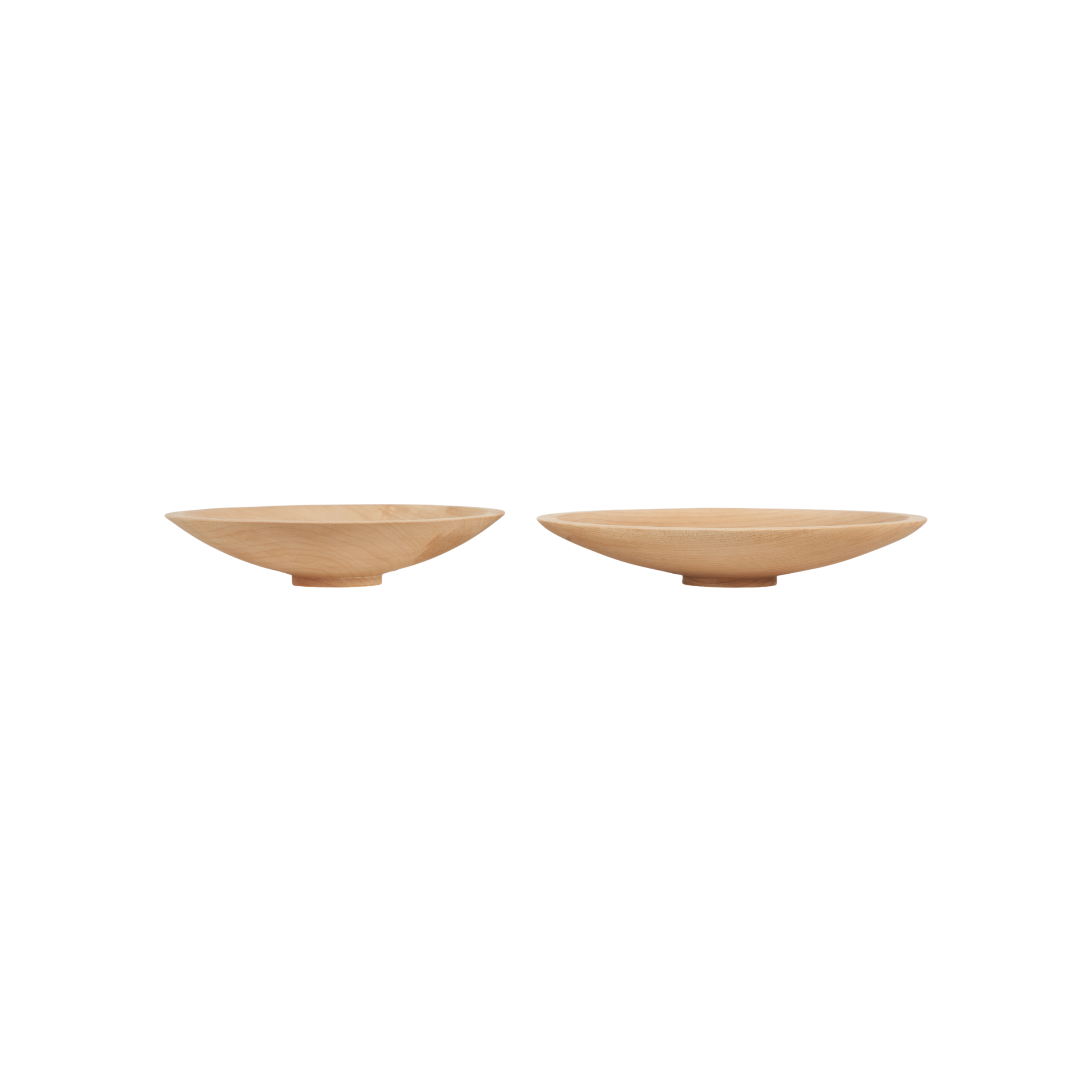 Maple Shallow Serving Bowl