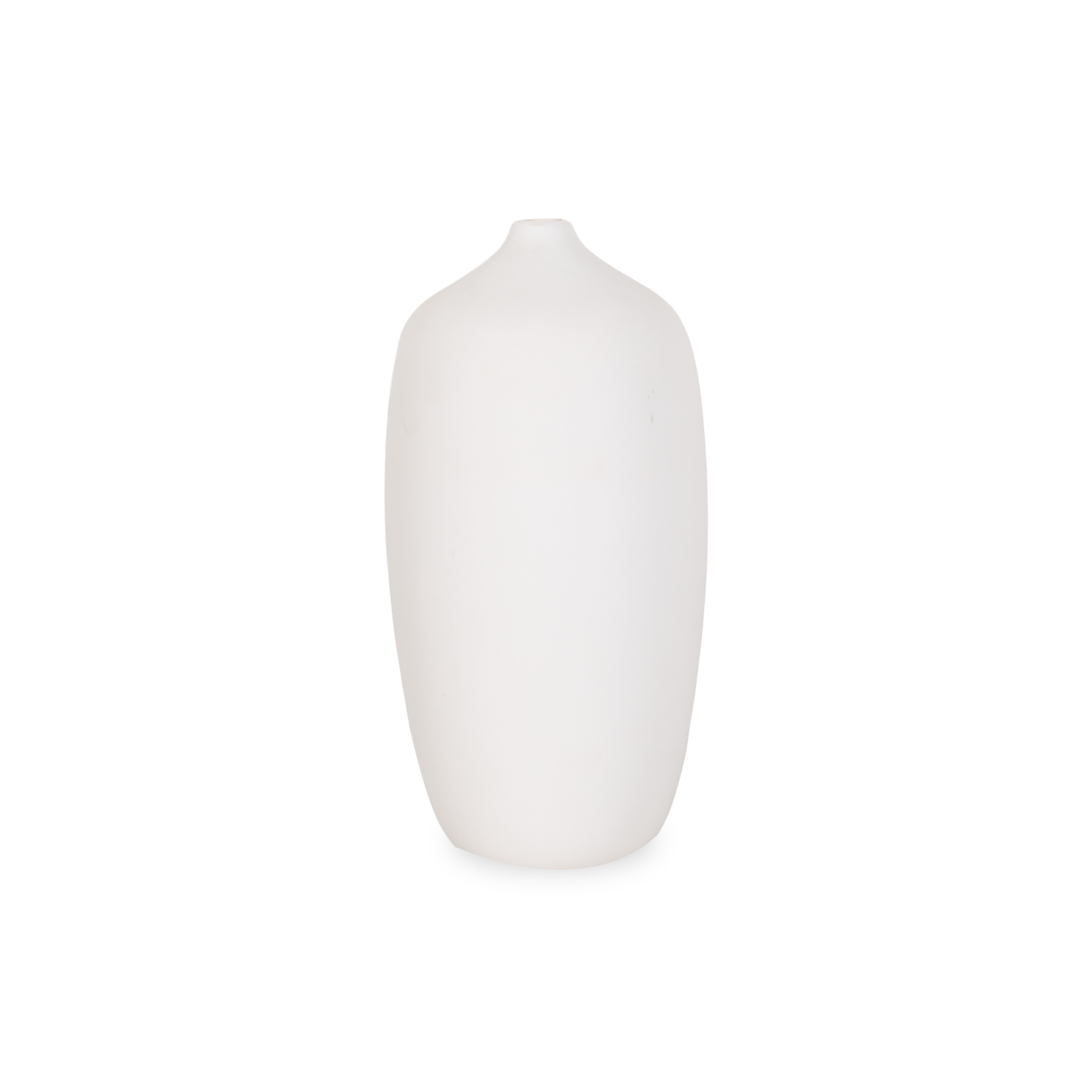 Uniquely designed and pleasantly shaped, the Ceola Vase is made of ceramic that is finished with a gorgeous matte white finish.