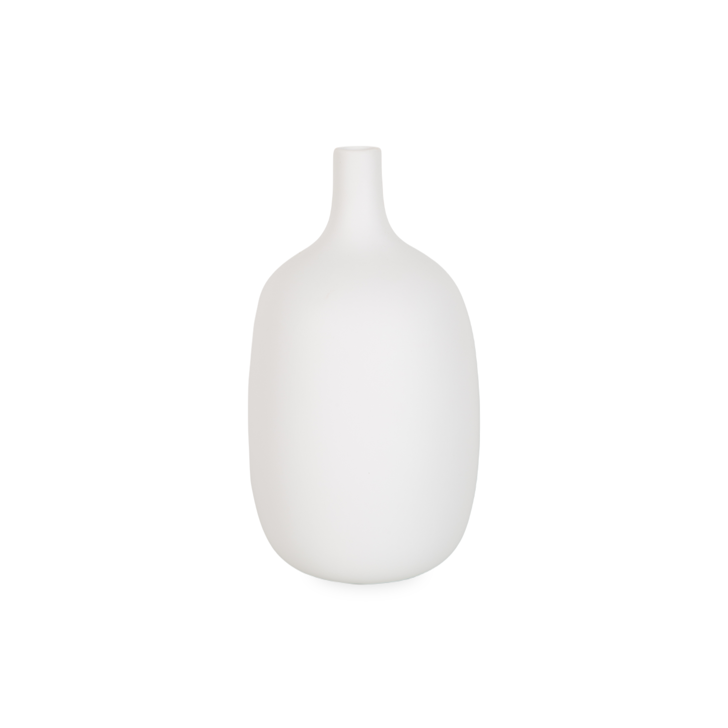 Uniquely designed and pleasantly shaped, the Ceola Vase is made of ceramic that is finished with a gorgeous matte white finish.