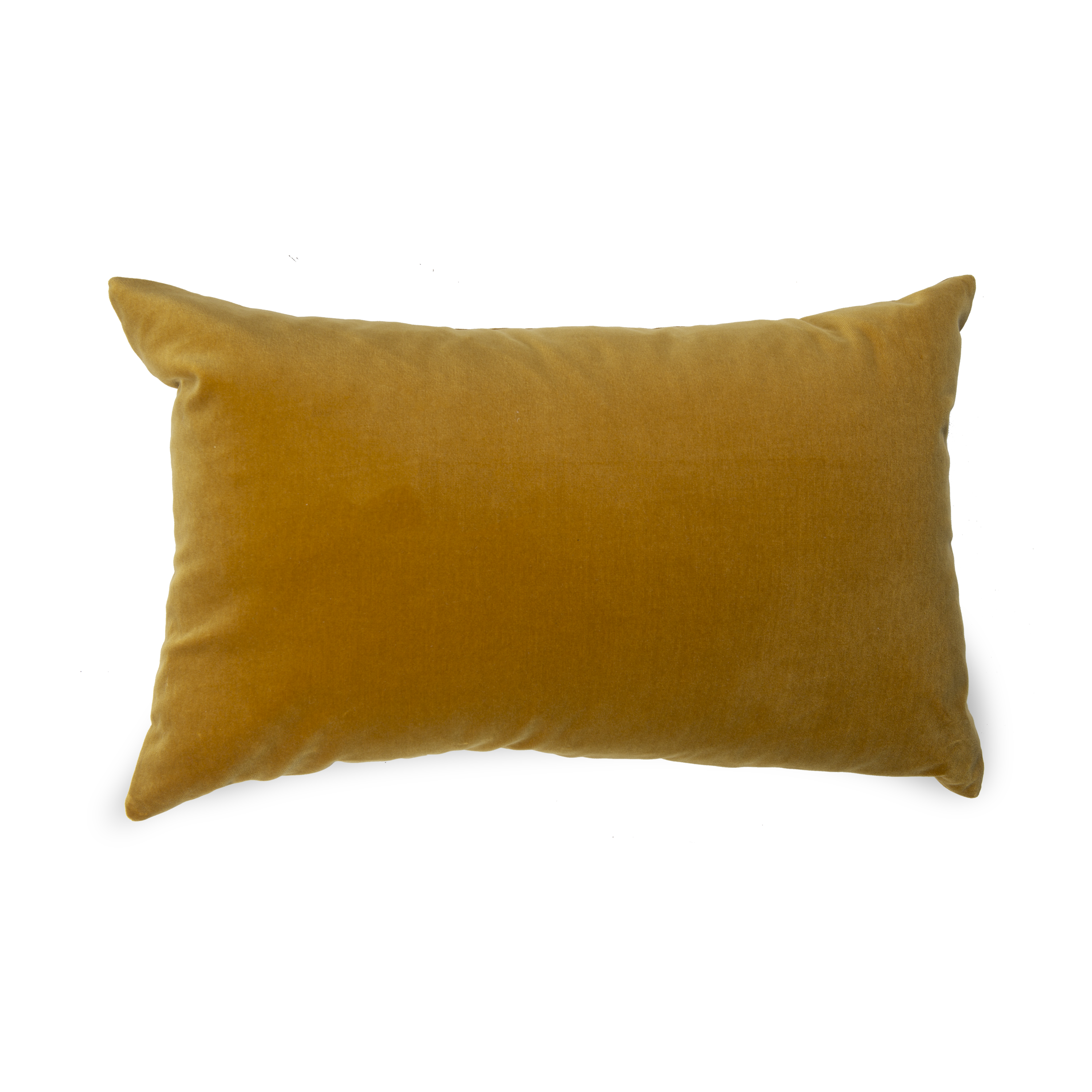 Effortlessly elegant, the luxe Cotton Velvet Pillow features a bold citron colour and a textural design.