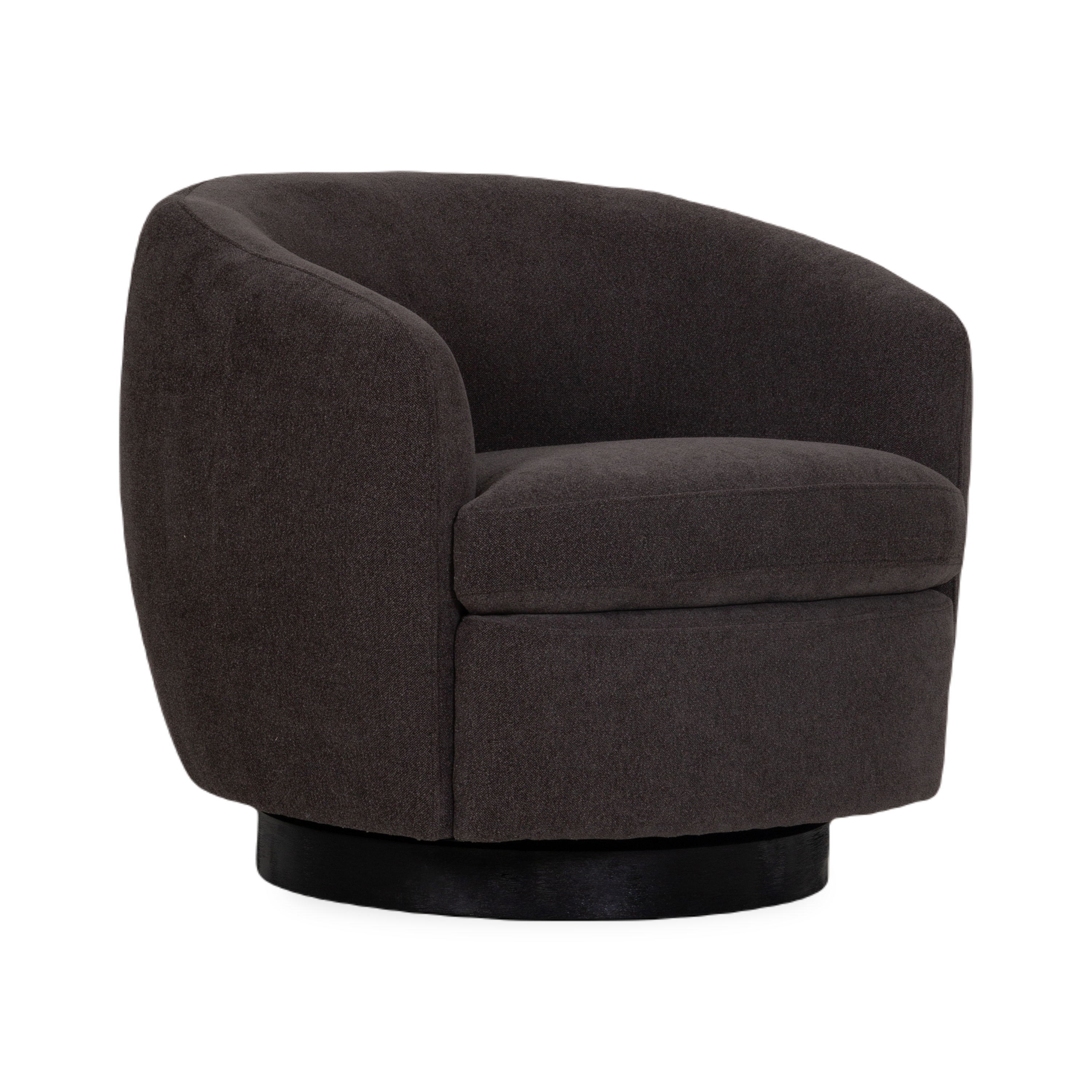 Standing on a solid base, the Major Swivel Chair almost appears to be floating above the ground.