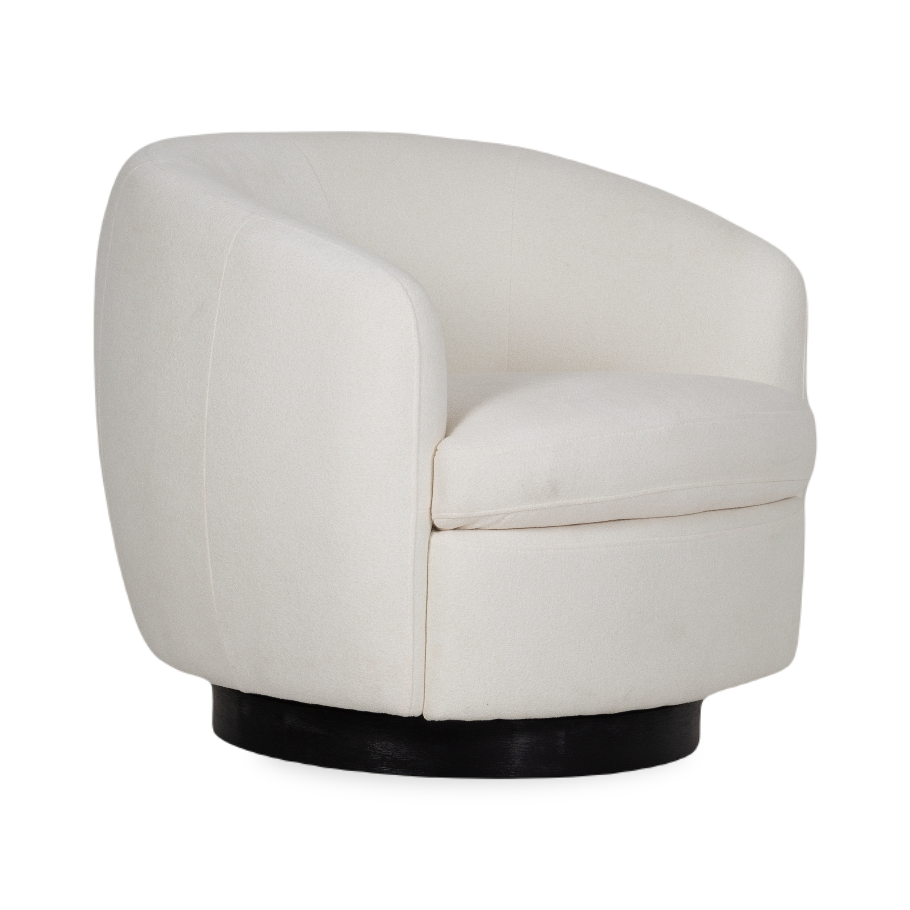Standing on a solid base, the Major Swivel Chair almost appears to be floating above the ground.