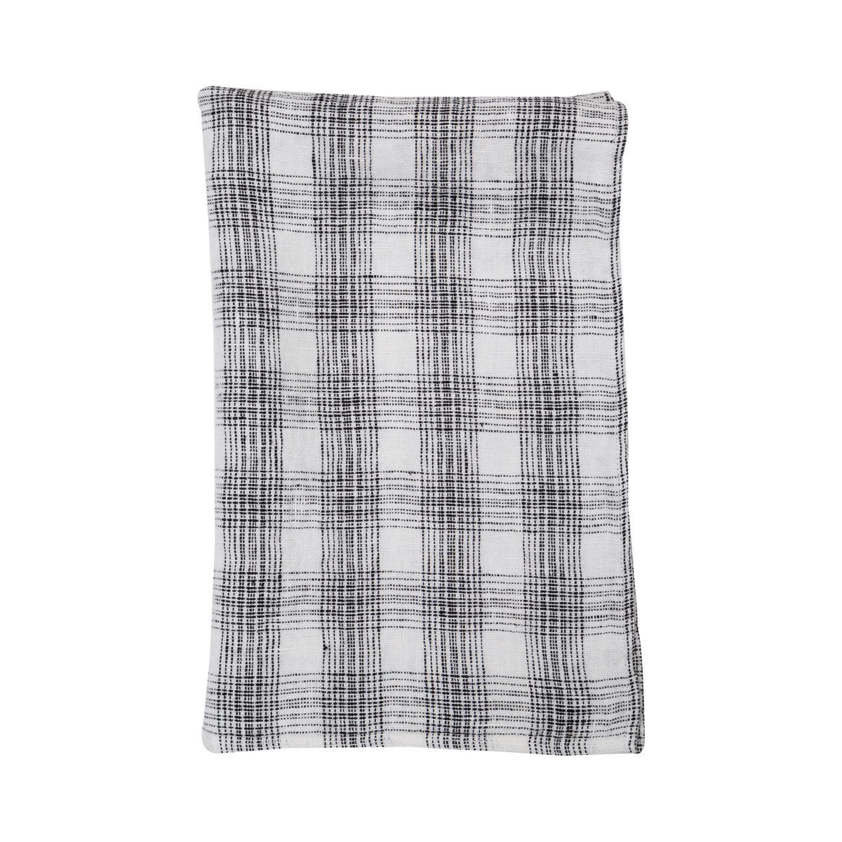 Mr. MJs Trading AG-30292S-4 Tea Towels, Toro Black Check - Set of 4