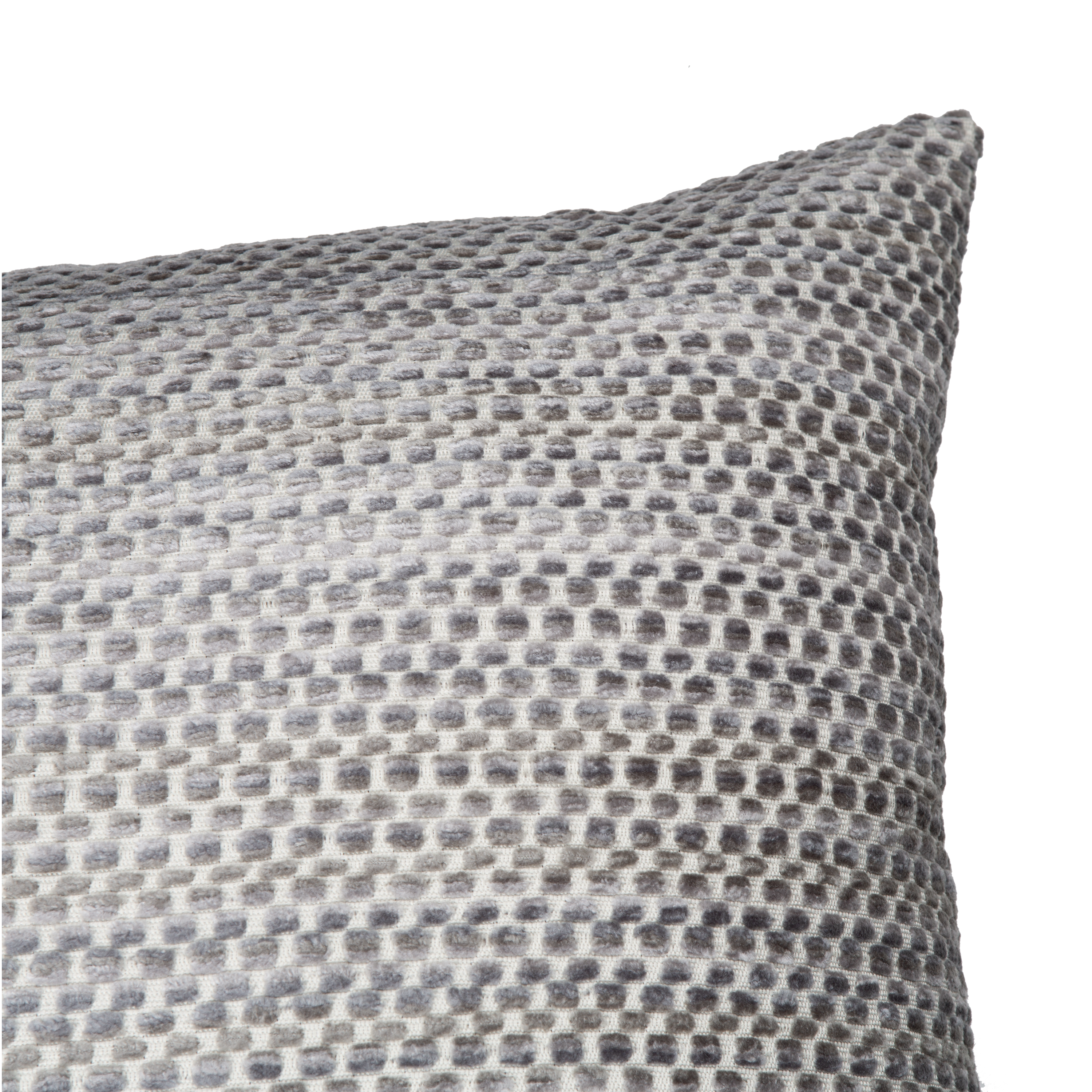 A textural joy, the Velvet Squares Pillow is defined by its luxurious velvet squares that are created through a unique weaving style.