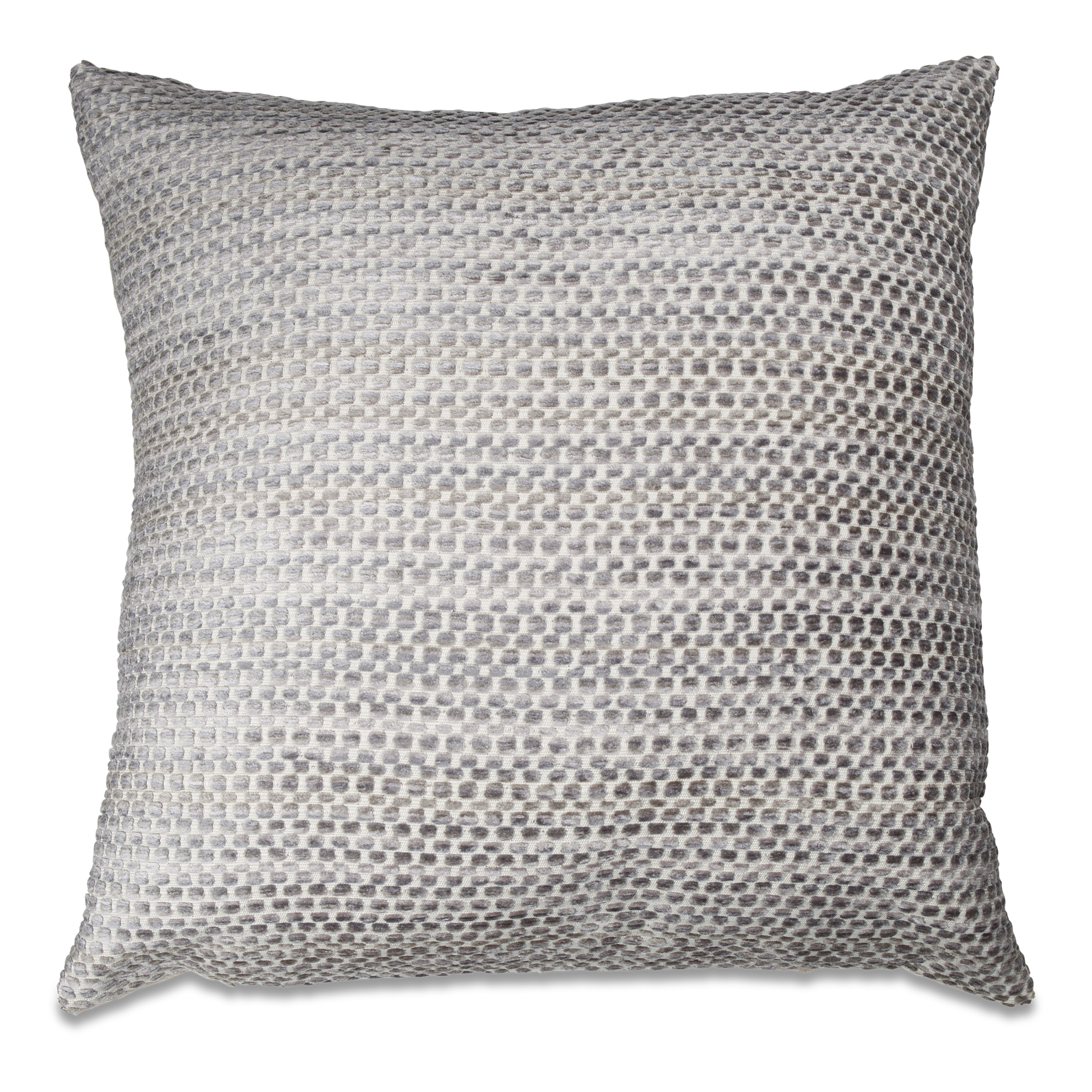 A textural joy, the Velvet Squares Pillow is defined by its luxurious velvet squares that are created through a unique weaving style.