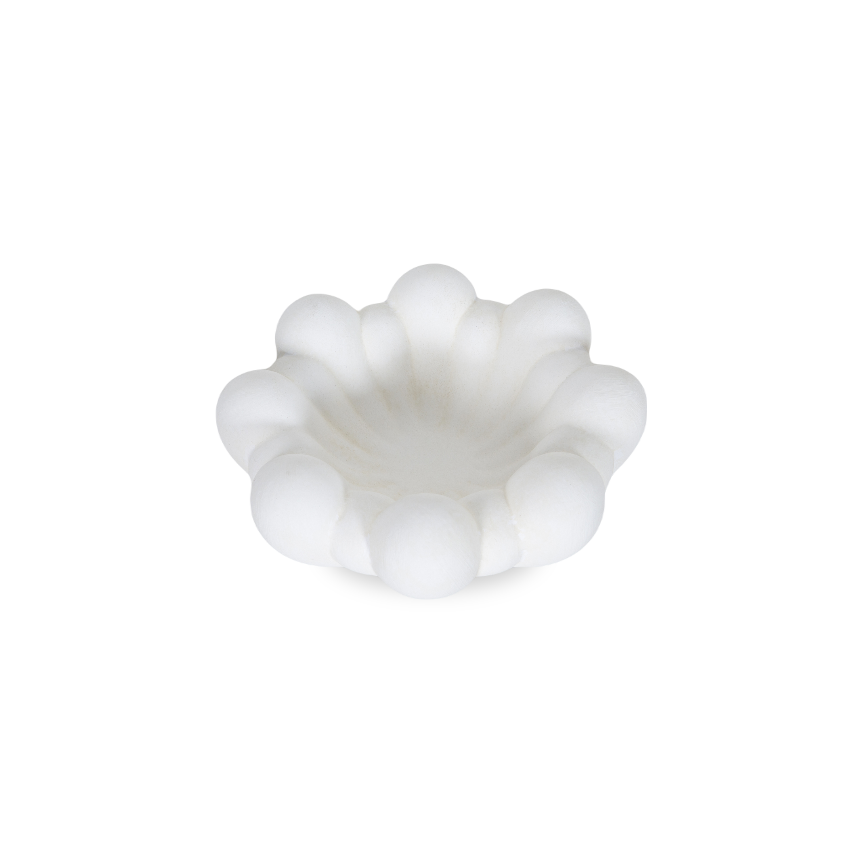 Inspired by floral shapes, The Bloom Tray emphasizes soft, organic shapes and features a hand-glazed ceramic body.