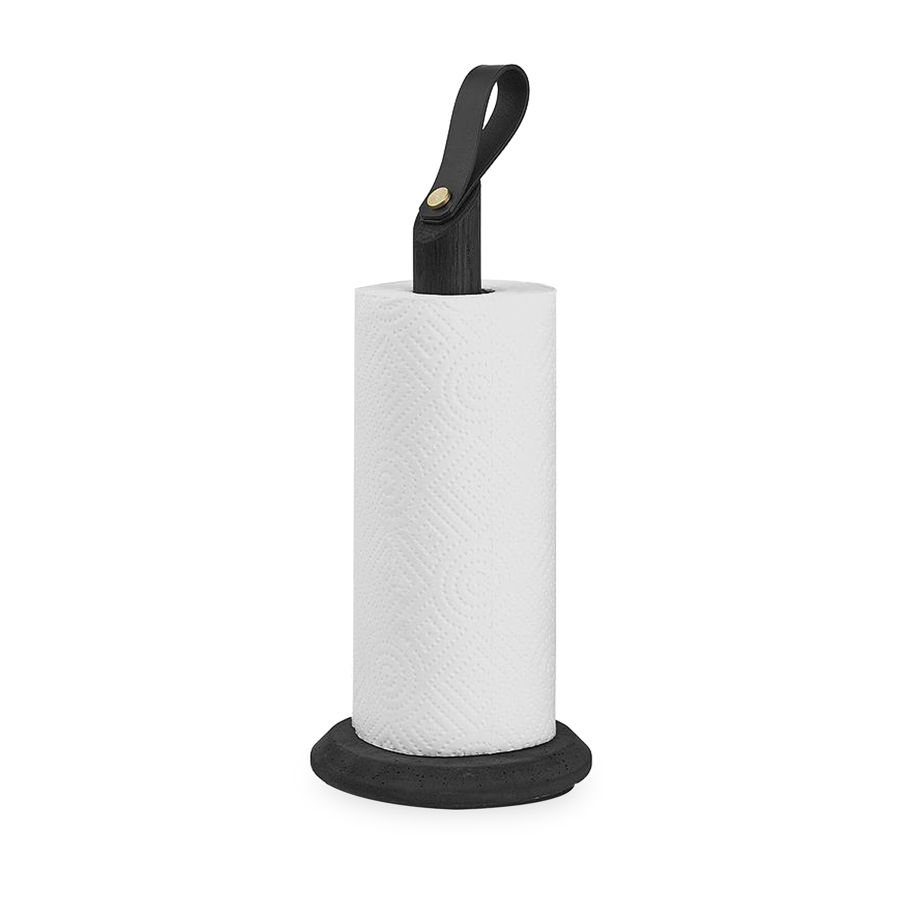 Beautifully designed and crafted, the Grab Paper Towel Holder combines genuine high-quality materials with exceptional Scandinavian design to create a kitchen roll holder that take