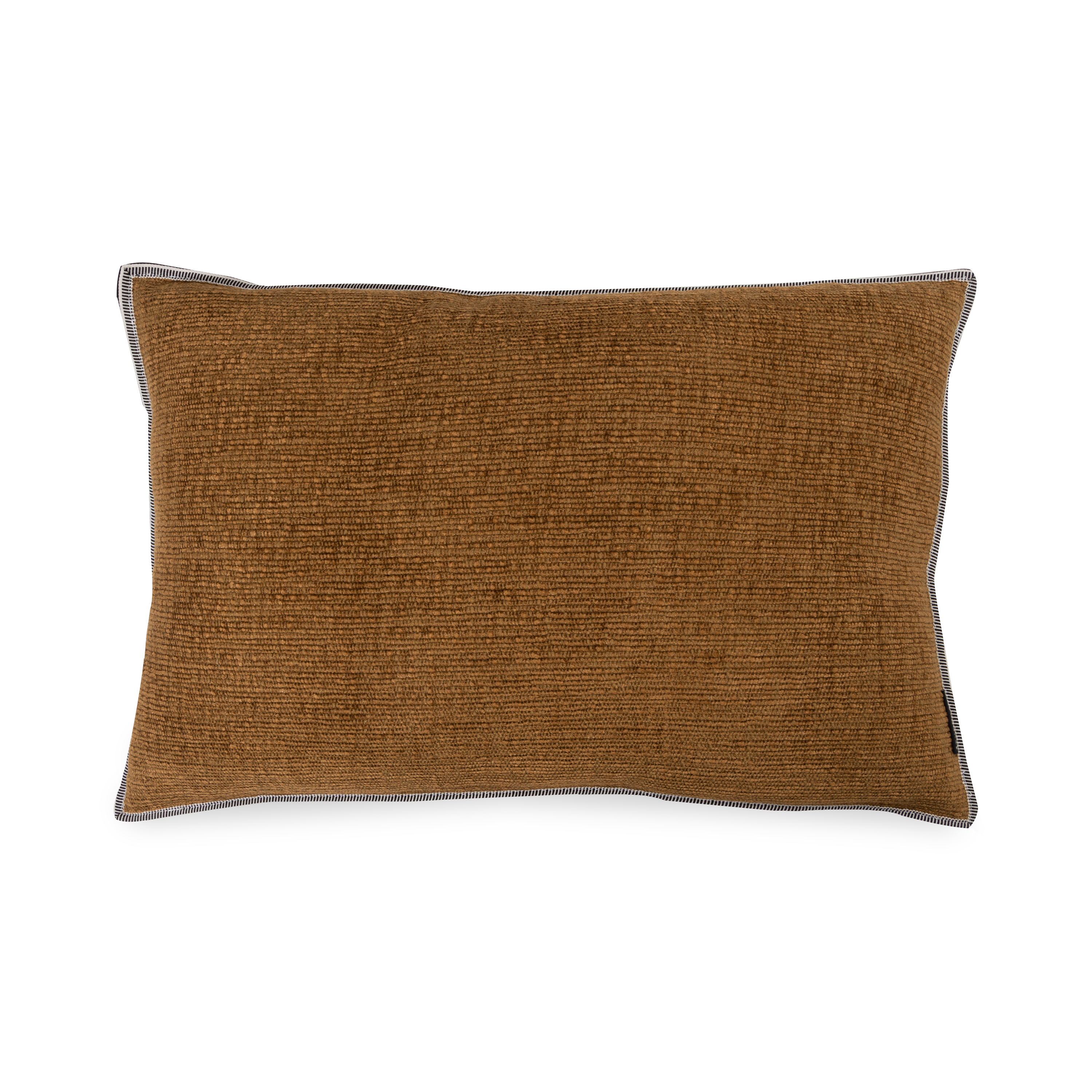 Texturally driven, the Ribbed Pillow is woven with a gorgeous palette brown which provides a welcoming composure to any sofa or bed it is paired with.