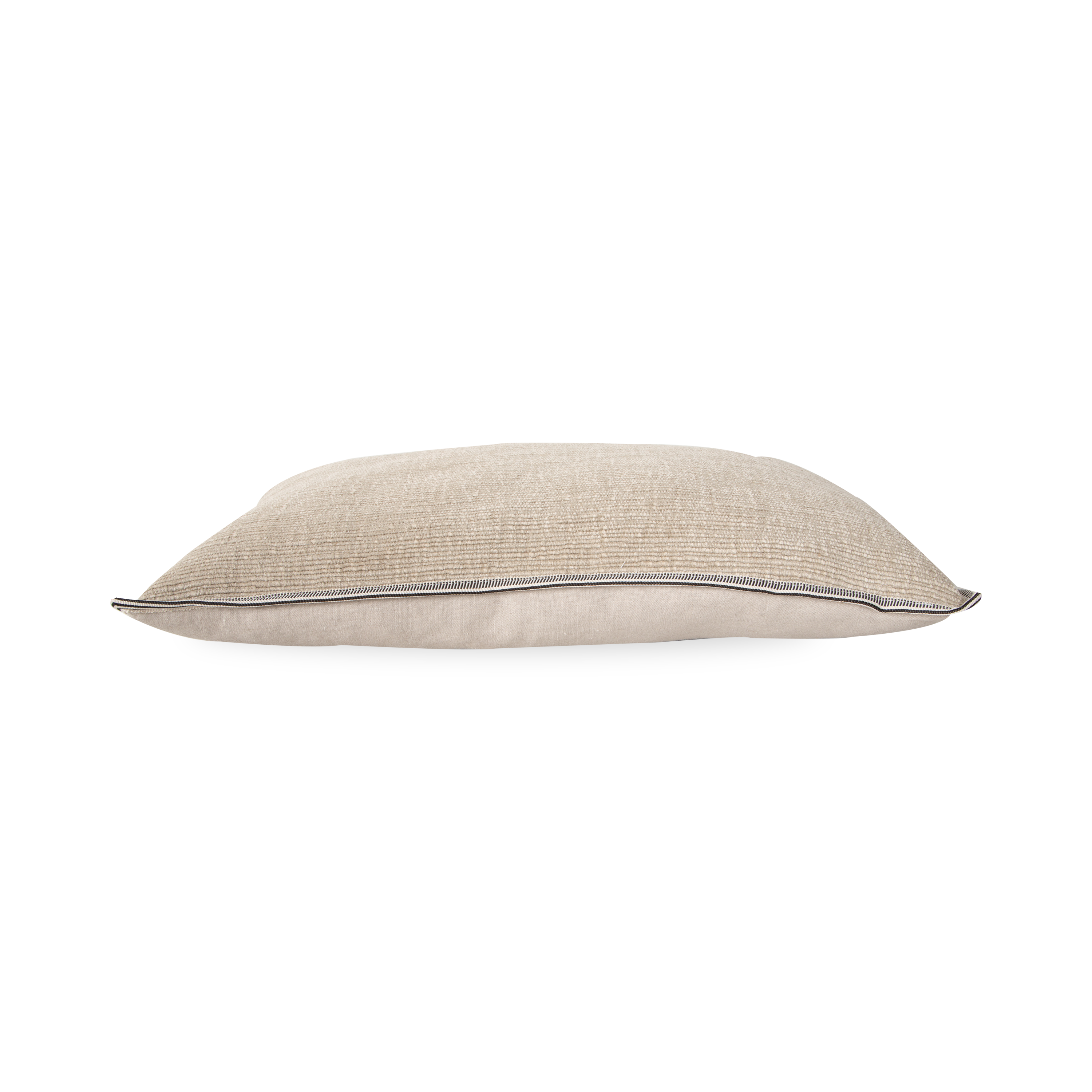 Texturally driven, the Ribbed Pillow is woven with a gorgeous palette beige which provides a welcoming composure to any sofa or bed it is paired with.