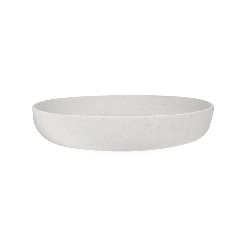 With a focus on a contemporary design and textural appeal, this Moon Bowl features a gorgeous cement body that resembles the texture of the moon.