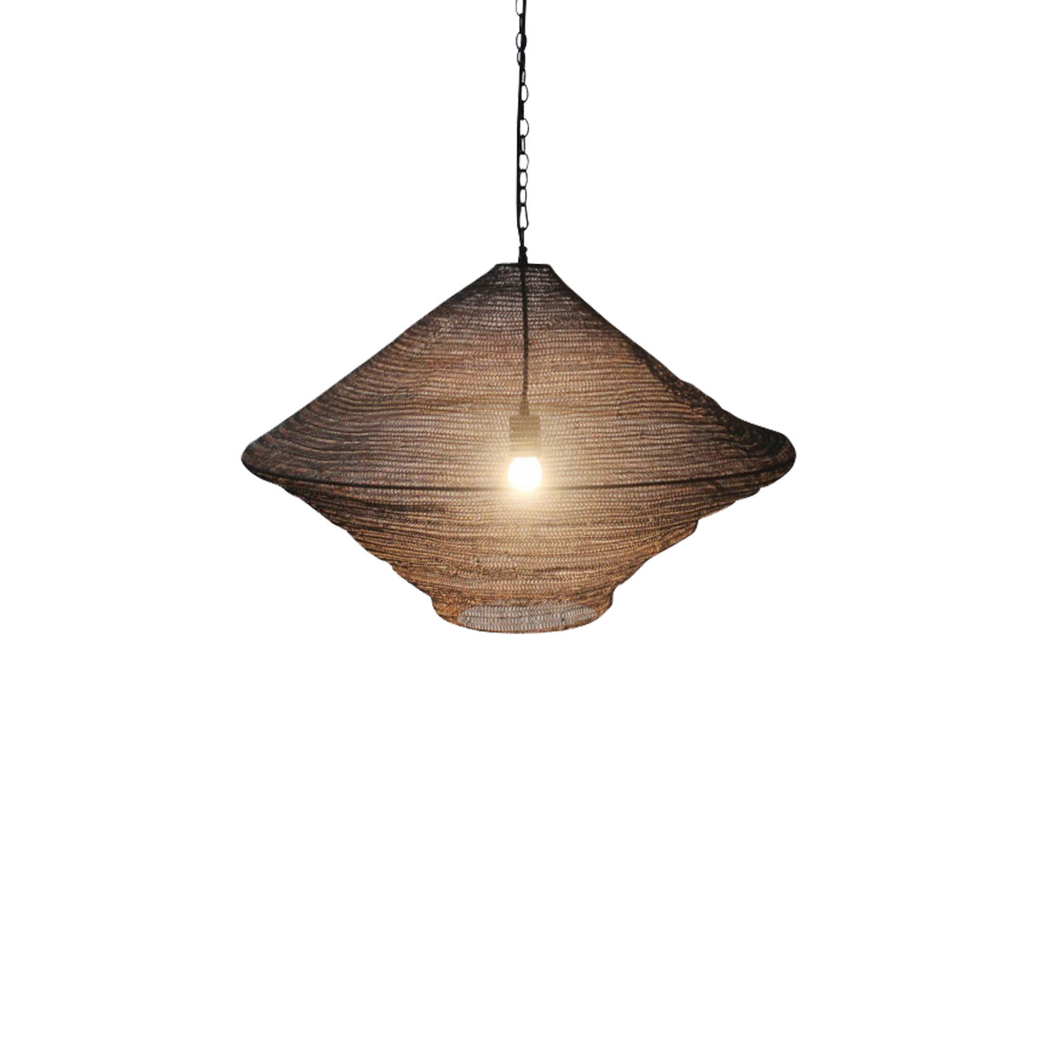 With its boho-chic vibe%2C the Basket Pendant Light provides an eye-catching element to any space.