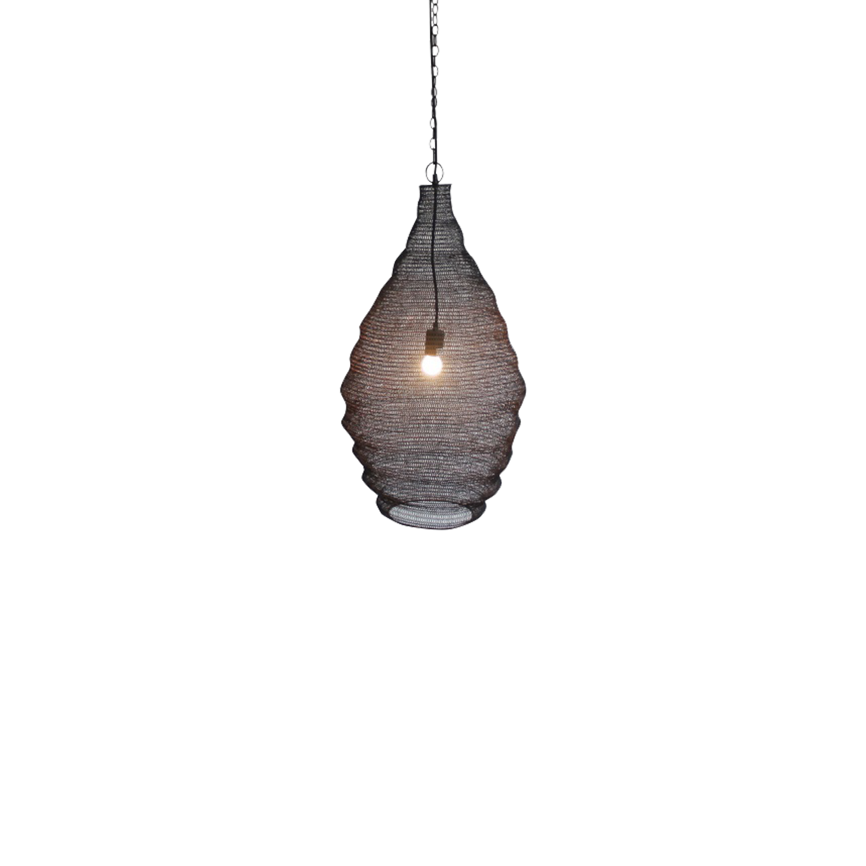 With its boho-chic vibe, the Basket Pendant Light provides an eye-catching element to any space.