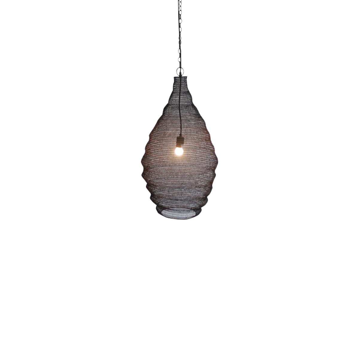 With its boho-chic vibe, the Basket Pendant Light provides an eye-catching element to any space.