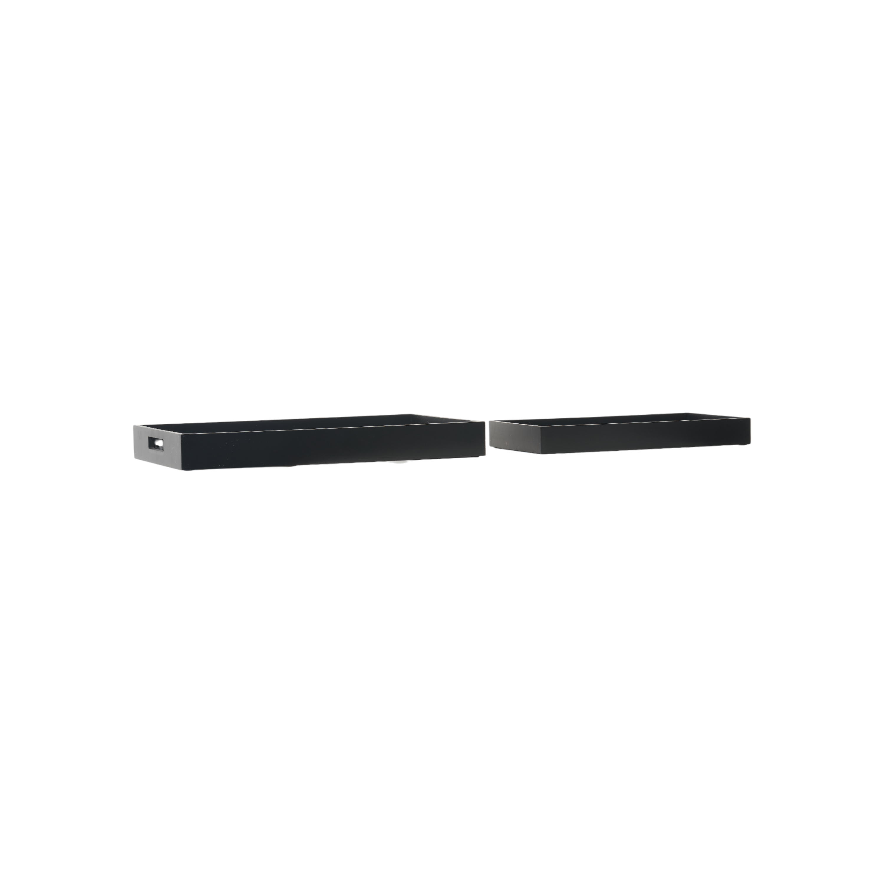 Glass Inlay Tray Set