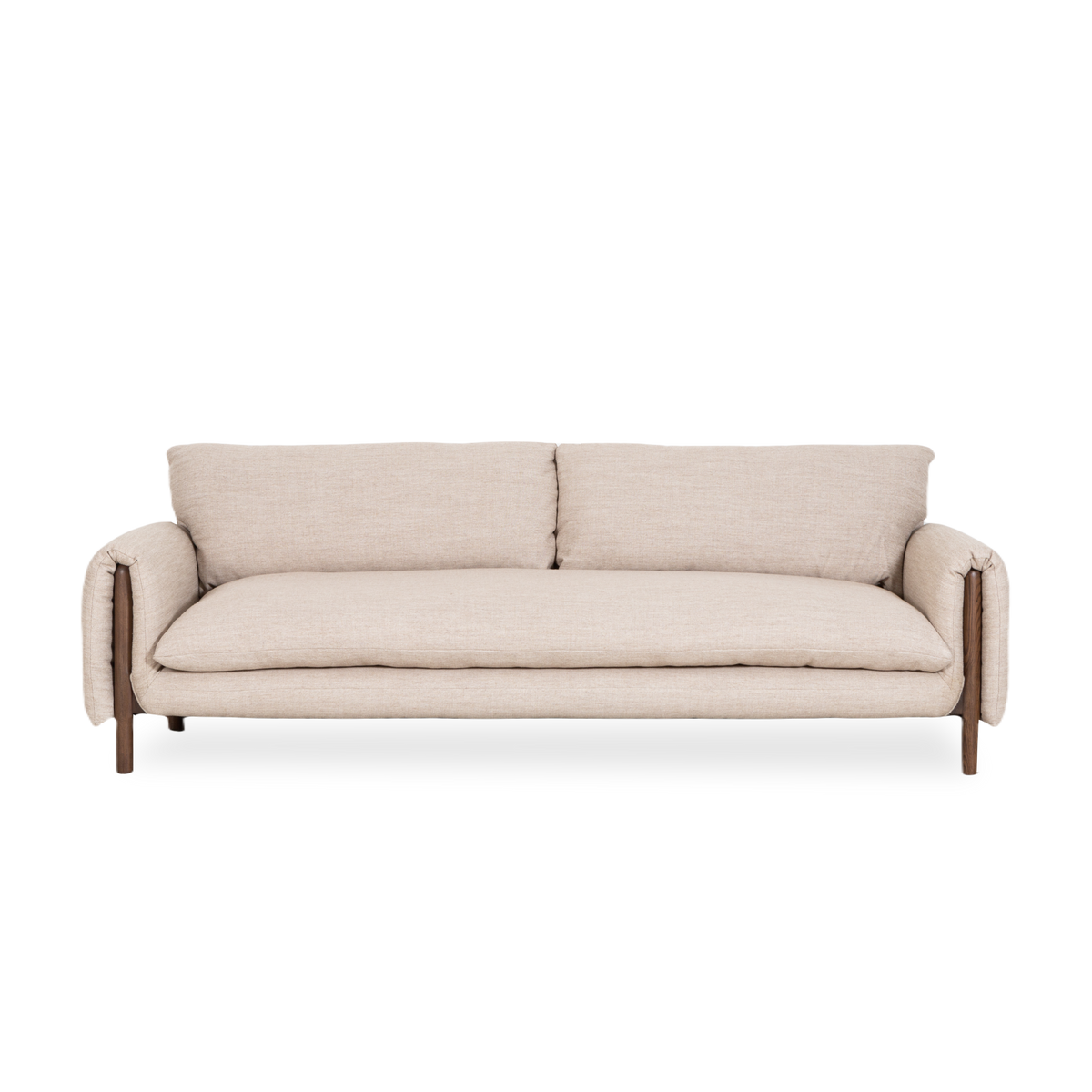 Bringing a casual ease to contemporary styling, the Horizon Sofa is full of subtle texture and soft drama.